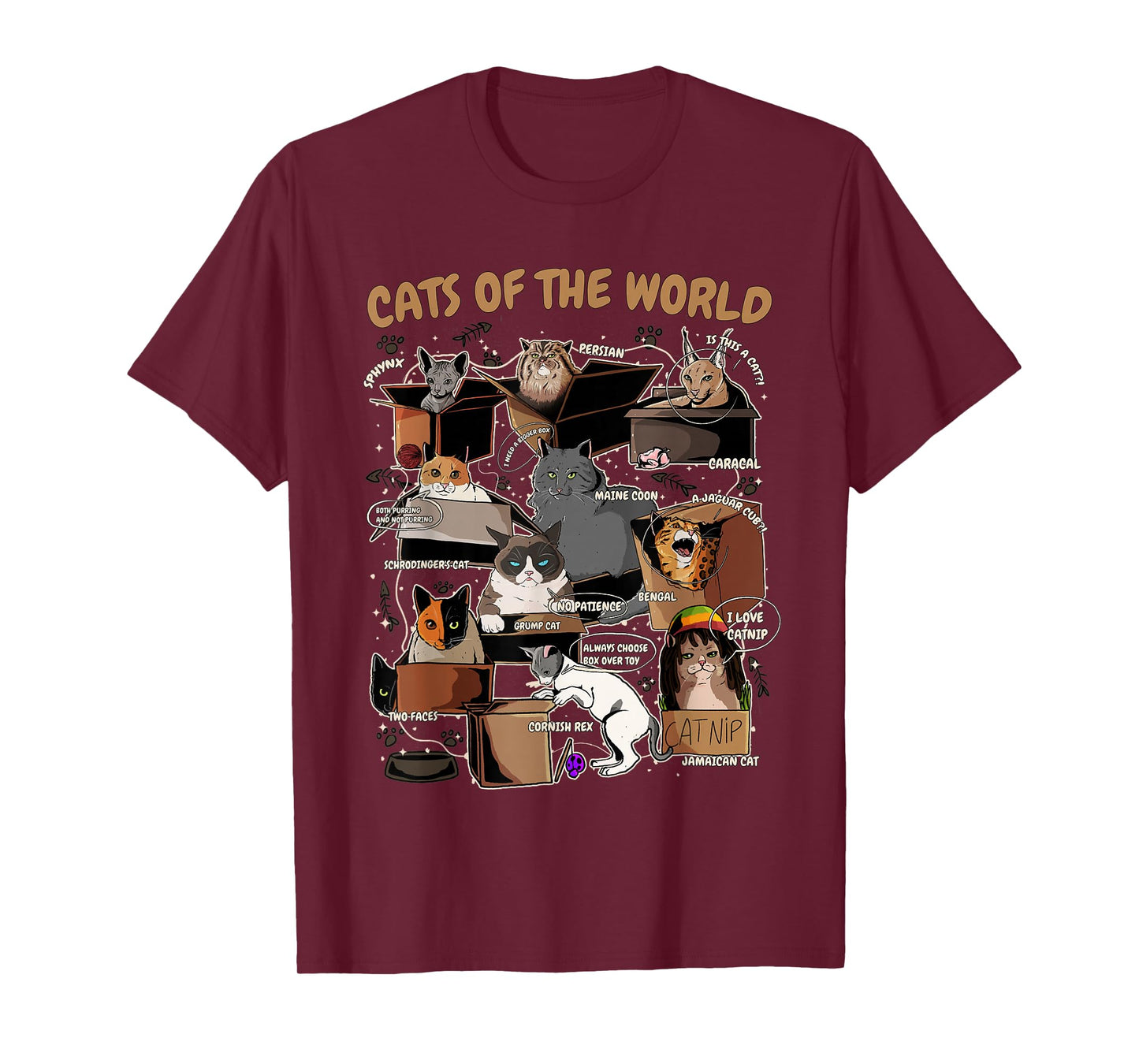 Funny Cat Meme Shirt for Cat Lover Cat Animals of the World T-Shirt