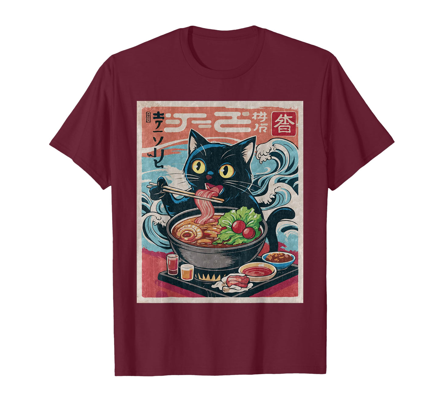 Hotpot Cat Hot-Pot Kitten Japanese T-Shirt