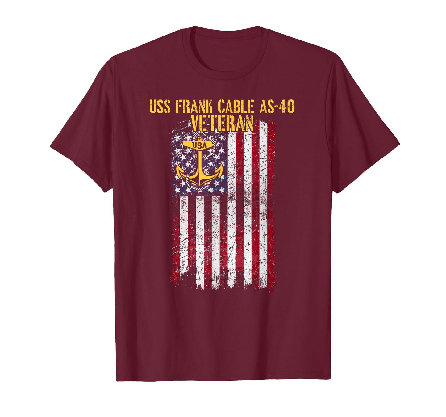 USS Frank Cable AS-40 Submarine Tender Veteran T-Shirt