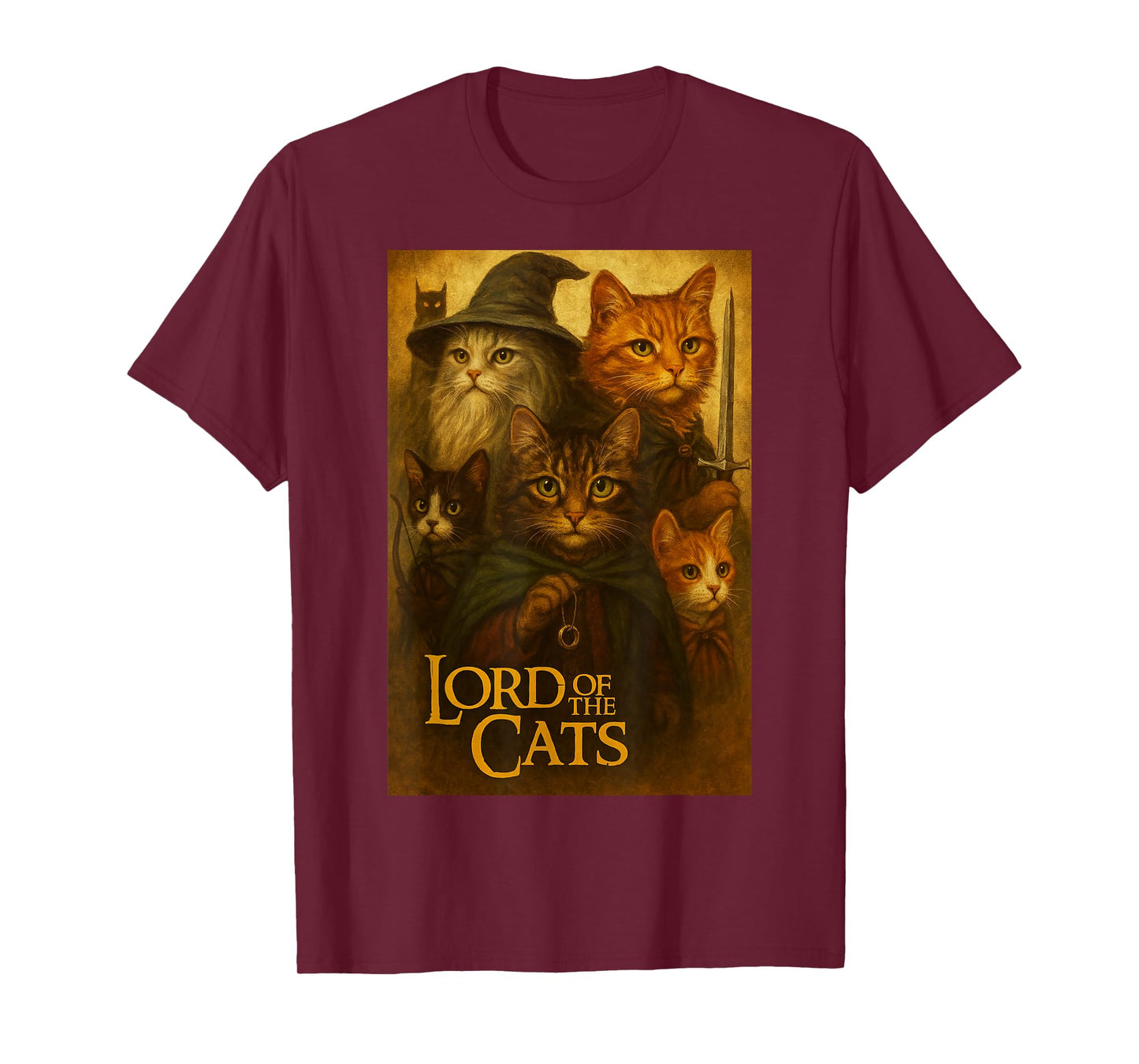 Cat - Lord of The Cats - Funny Kitten T-Shirt