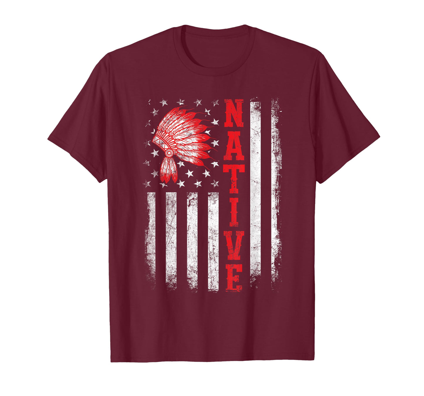 Native - American Day USA Flag Cherokee Indigenous People T-Shirt