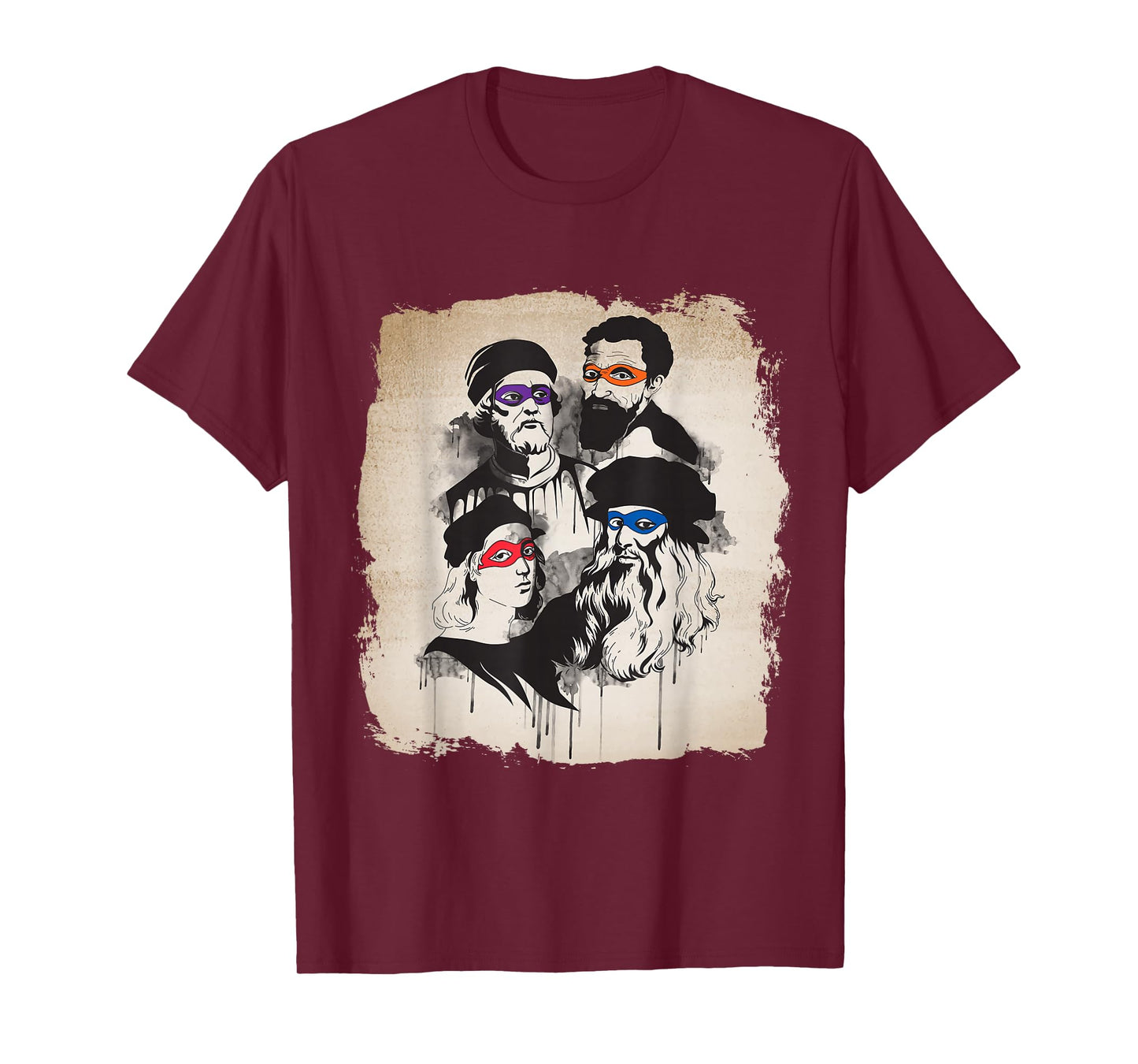 Artist Gift - Italian Renaissance Art Ninjas T-Shirt