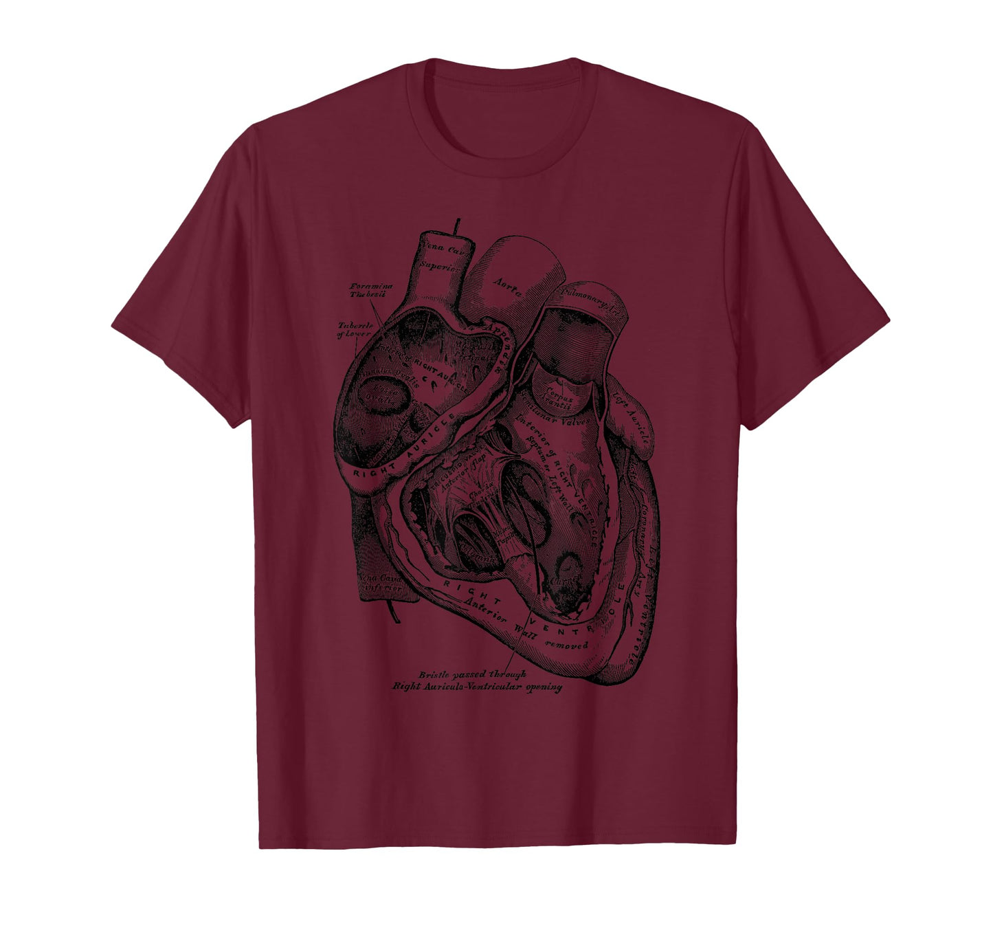 Anatomical Human Heart Medical Anatomy Vintage T-Shirt