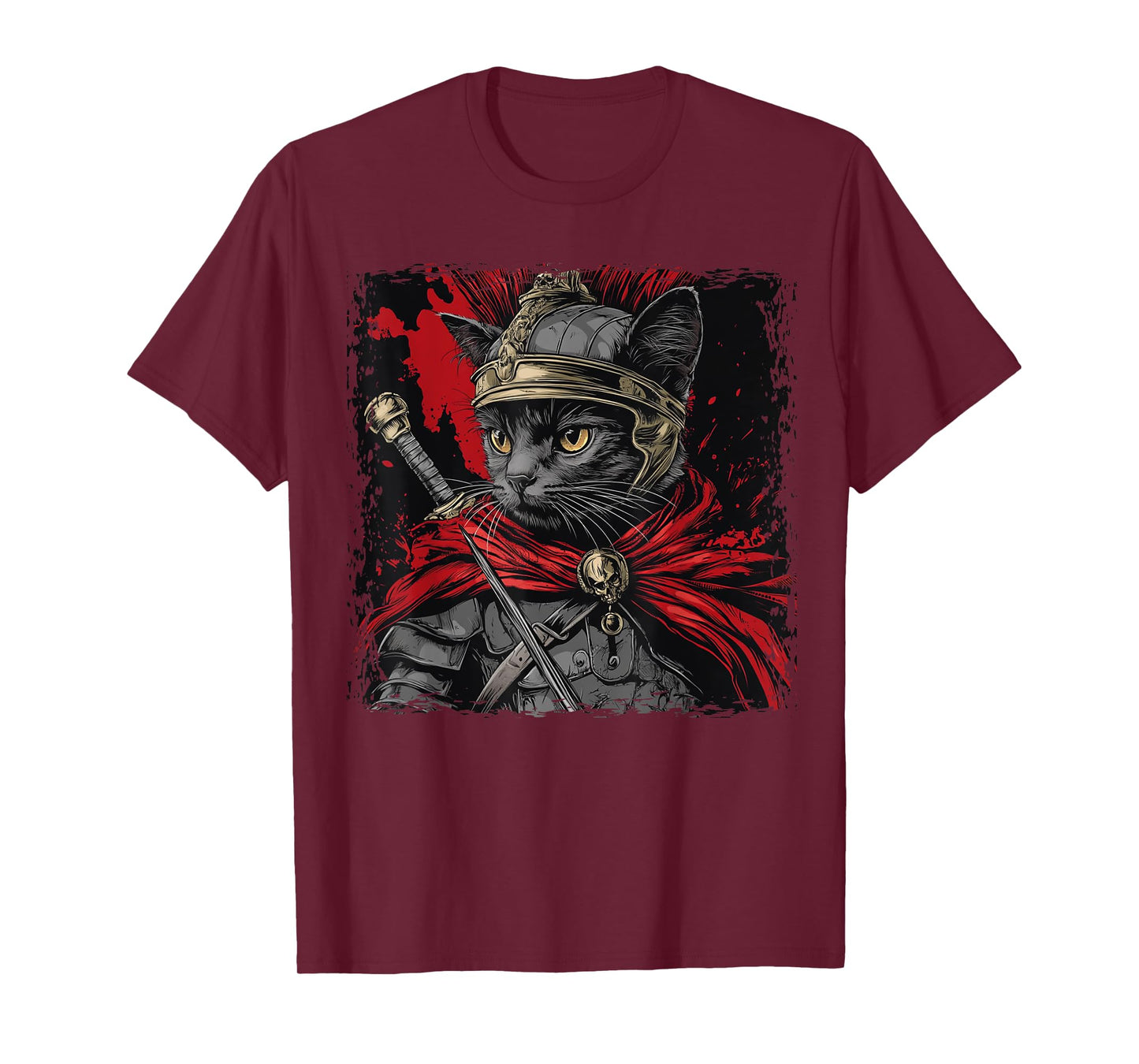 SPQR Empire Roman Legion cat Warrior Japanese Graphic T-Shirt