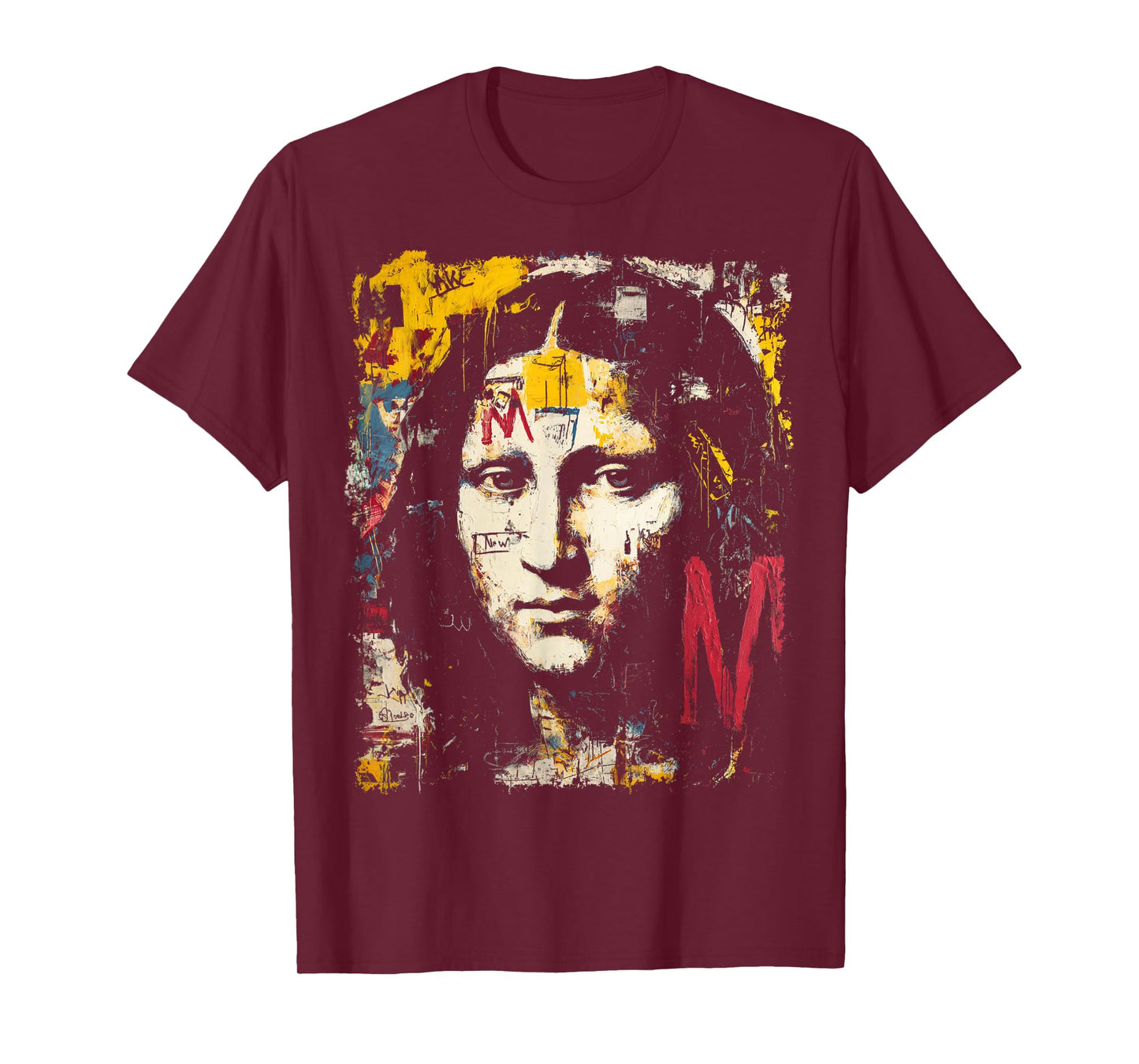 Pop Art Style Women's 80's Graffiti Graphic Designer T-Shirt