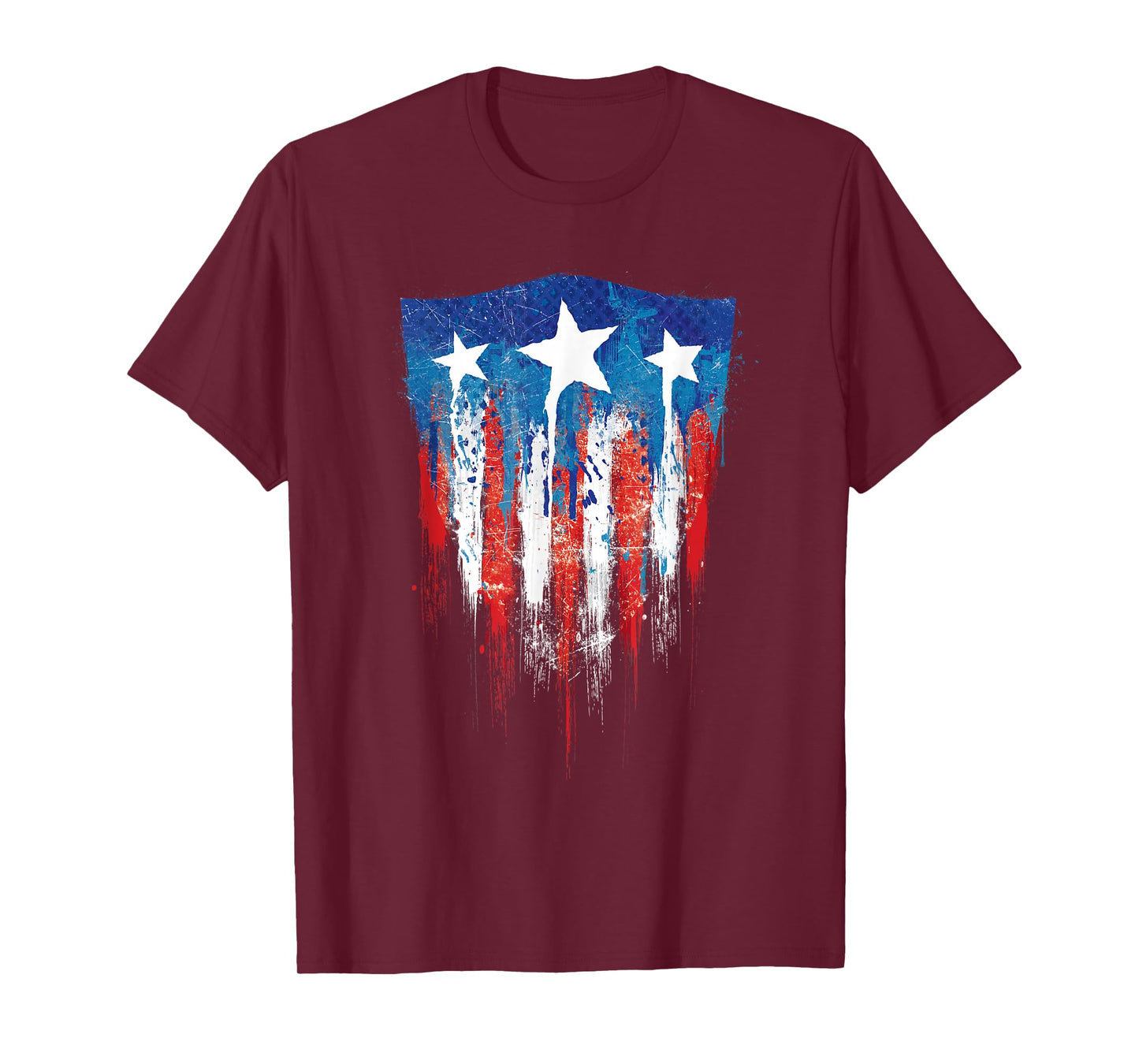Marvel Captain America Flag T-Shirt