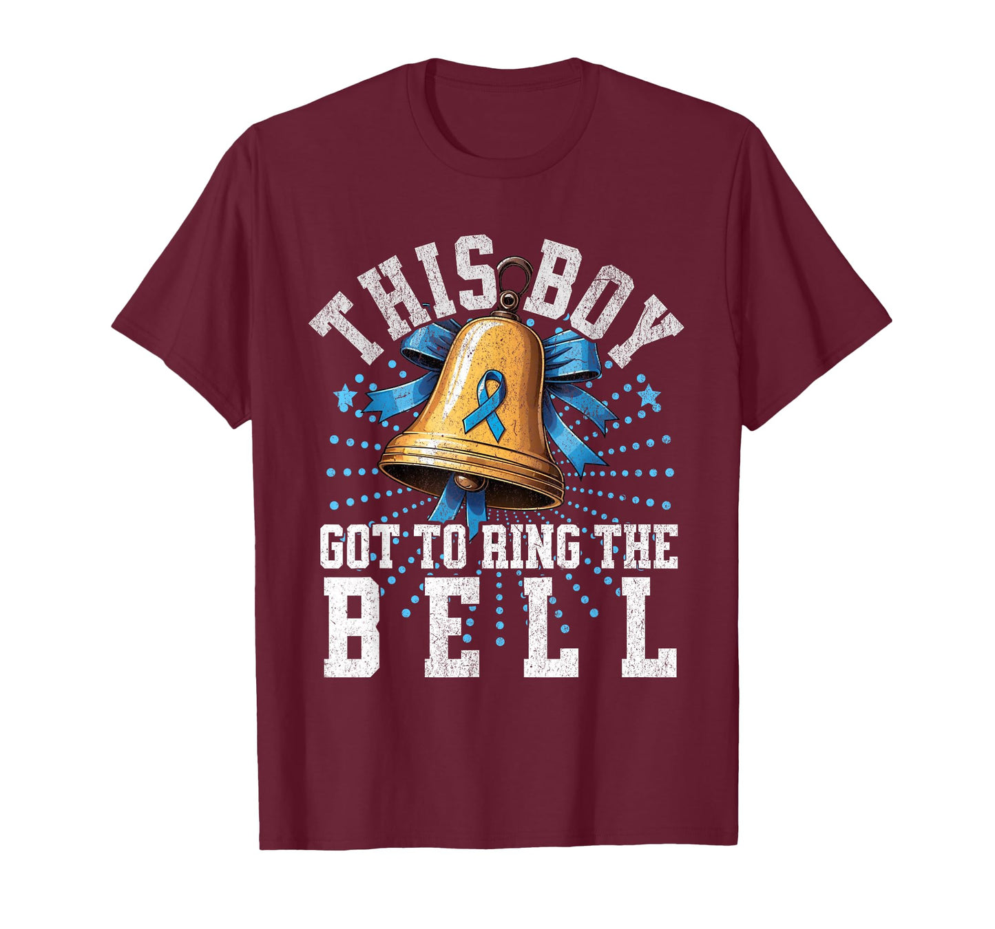 Cute Cancer Awareness Gift - This Boy Got To Ring The Bell T-Shirt