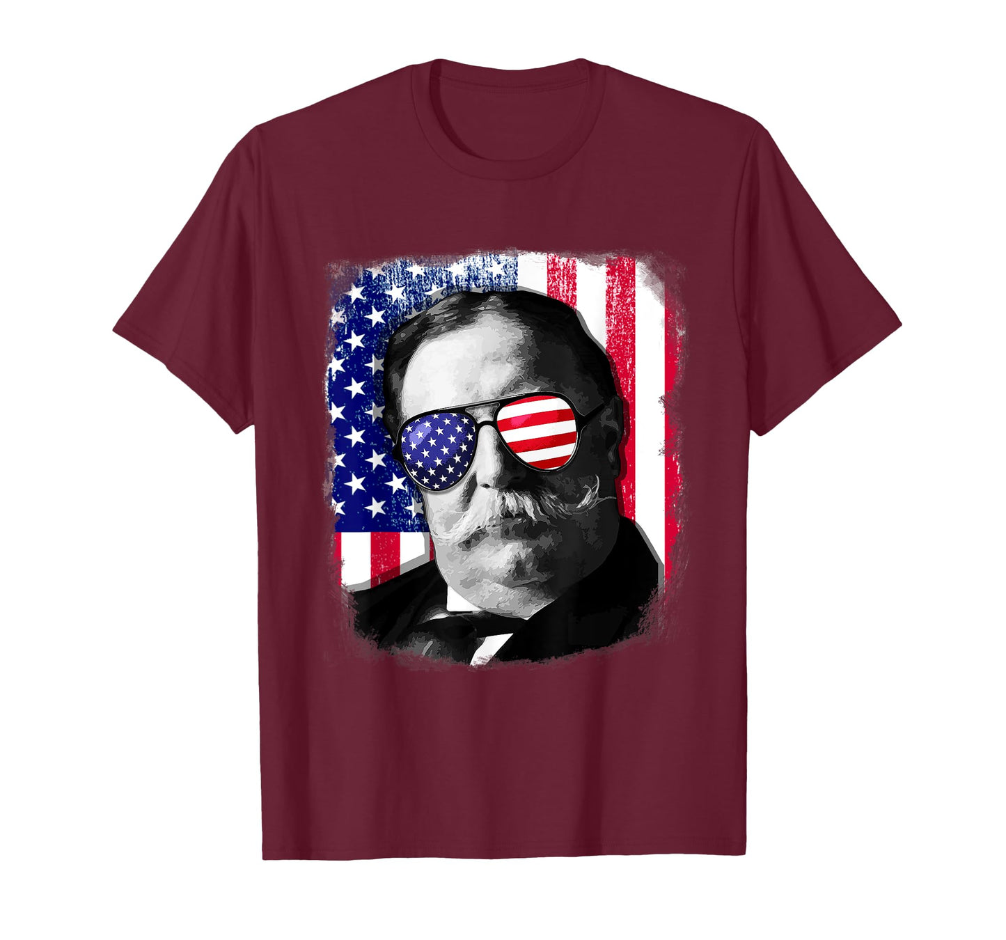 William H Taft US flag TShirt 4th of July T-Shirt