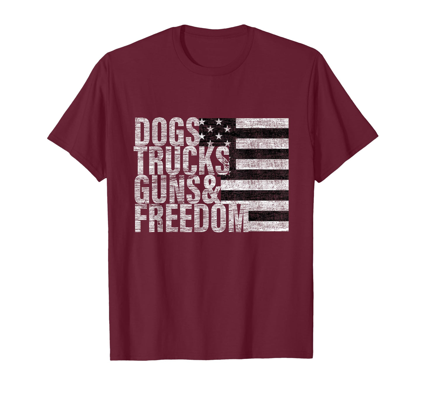 Dogs Trucks Guns & Freedom T-Shirt