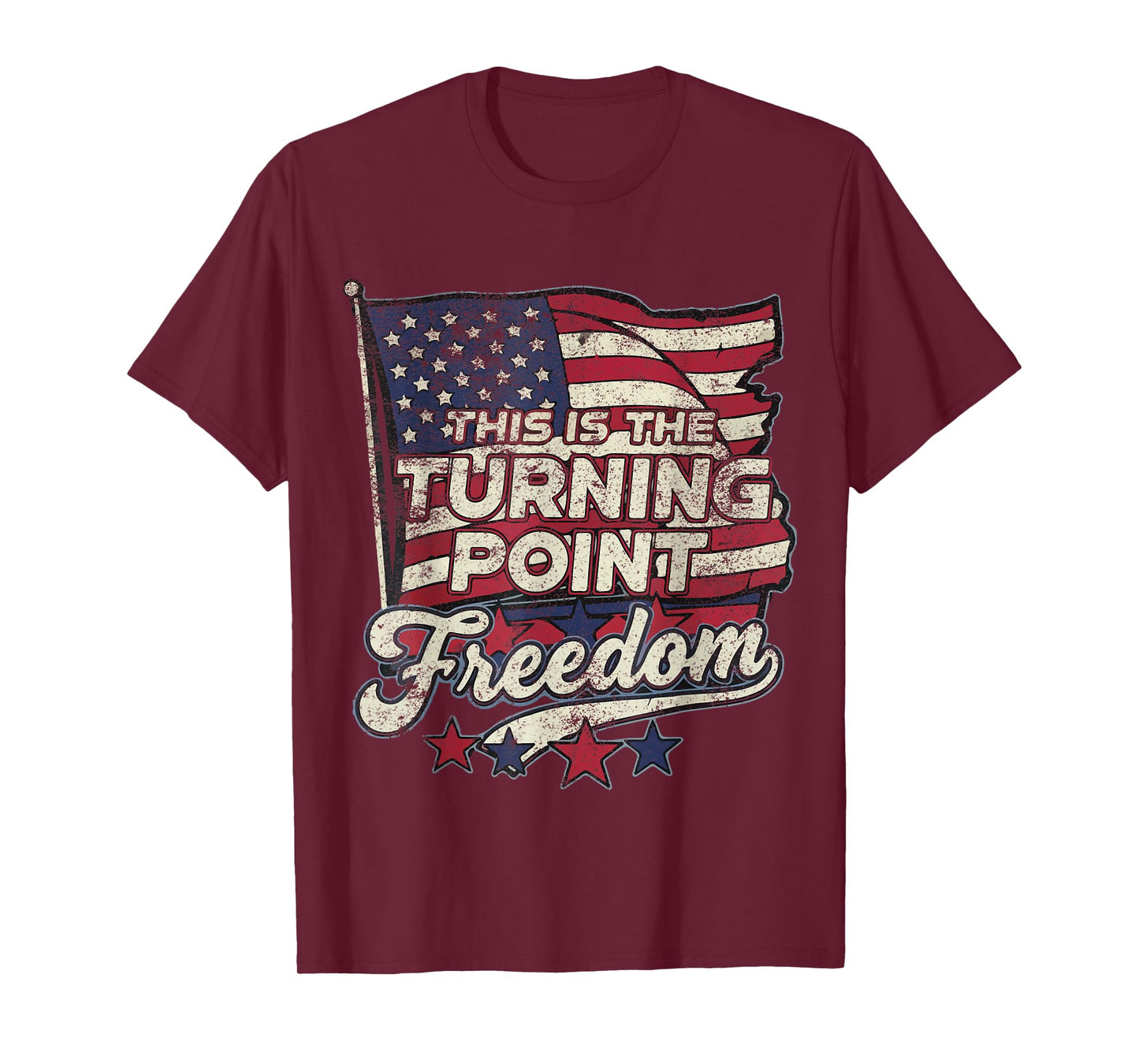 This is The Turning Point Freedom Patriotic American Flag T-Shirt