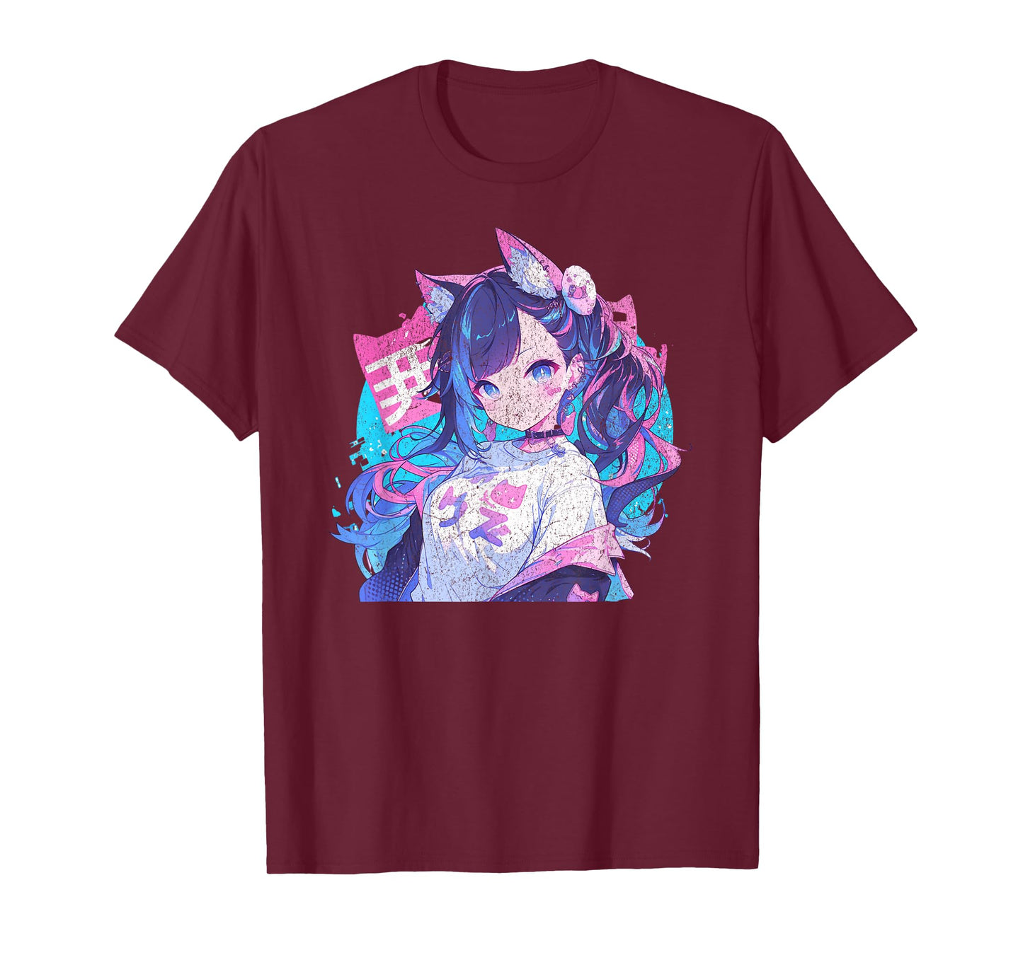 Anime Waifu Cute Cat Girl Manga Video Game Vtuber Sweet T-Shirt