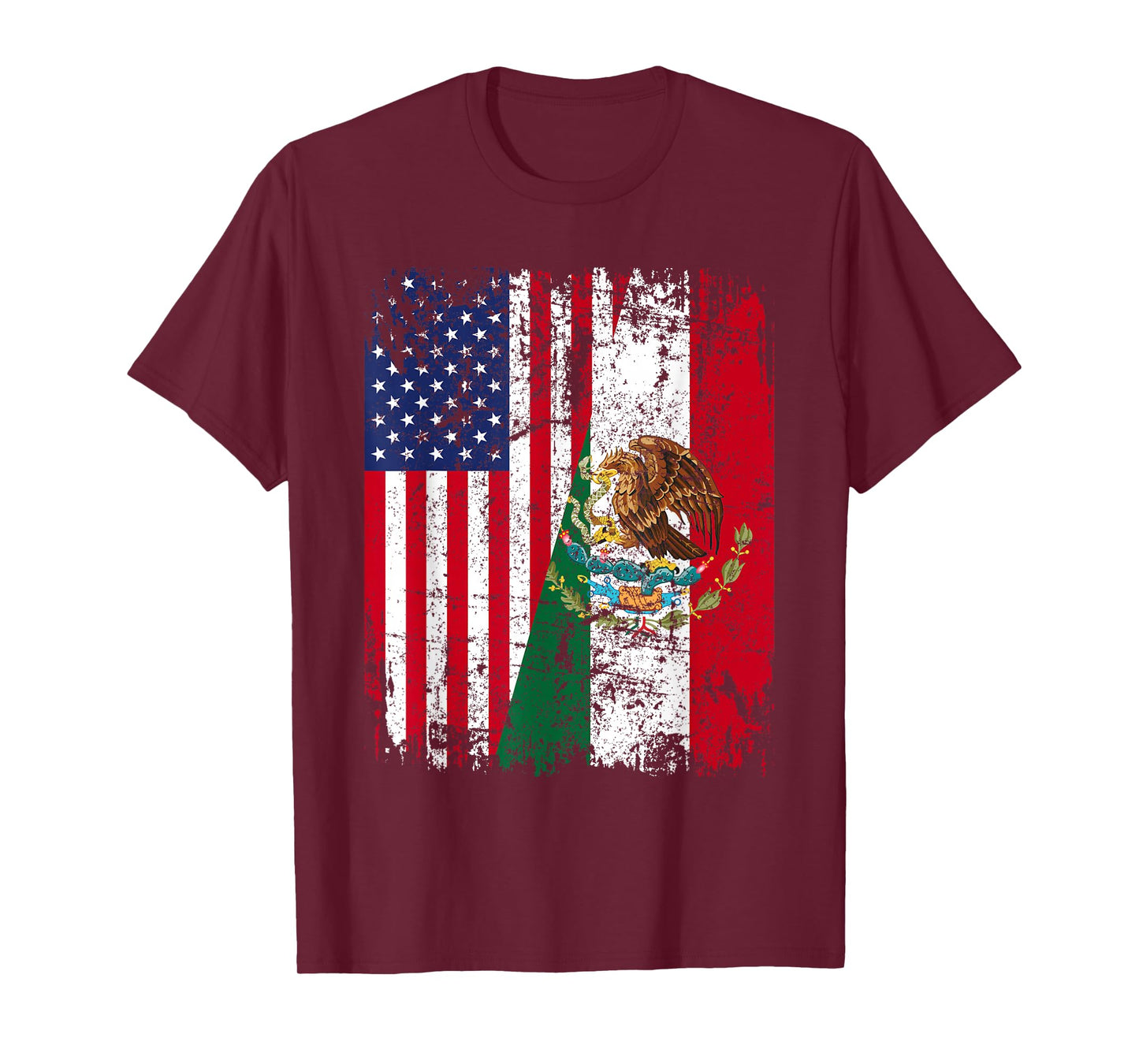 Mexican American Flag | Men Women Kids | Mexico T-Shirt