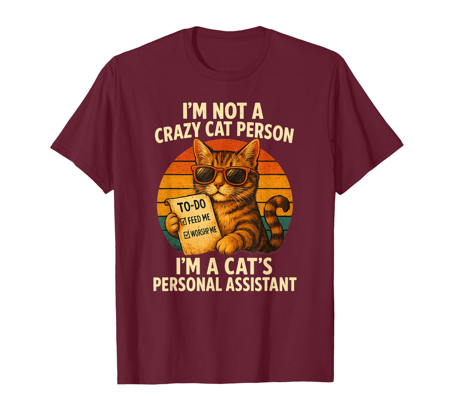Funny Cat Lover Design for A Cat Lady Or Cat Person T-Shirt