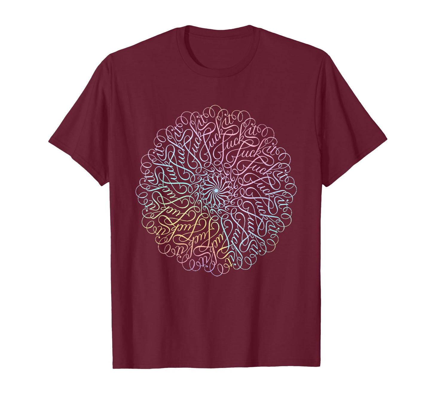 Curse Word Mandala Graphic Tees T-Shirt