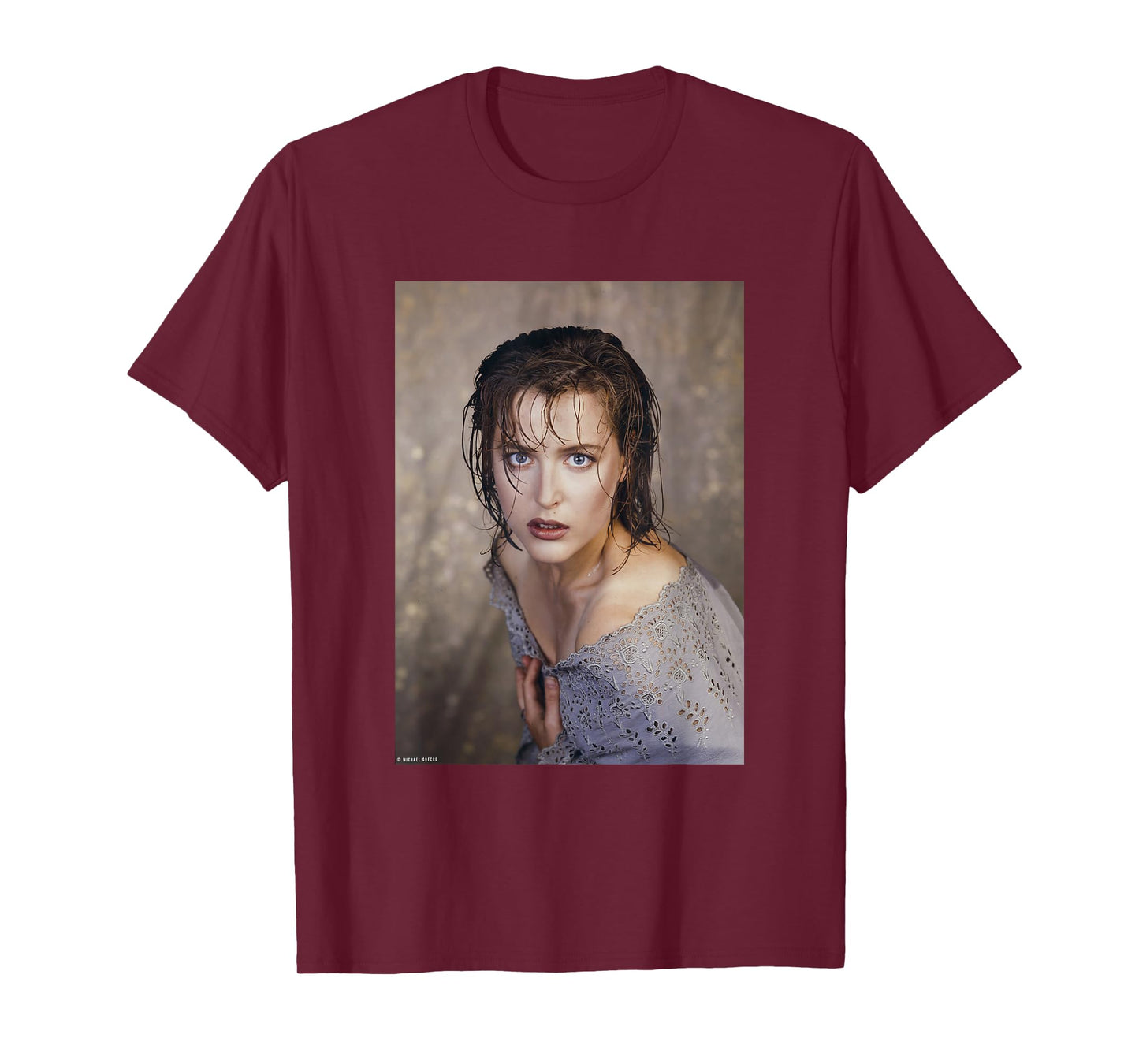Gillian Anderson The X Files Dana Scully by Michael Grecco T-Shirt