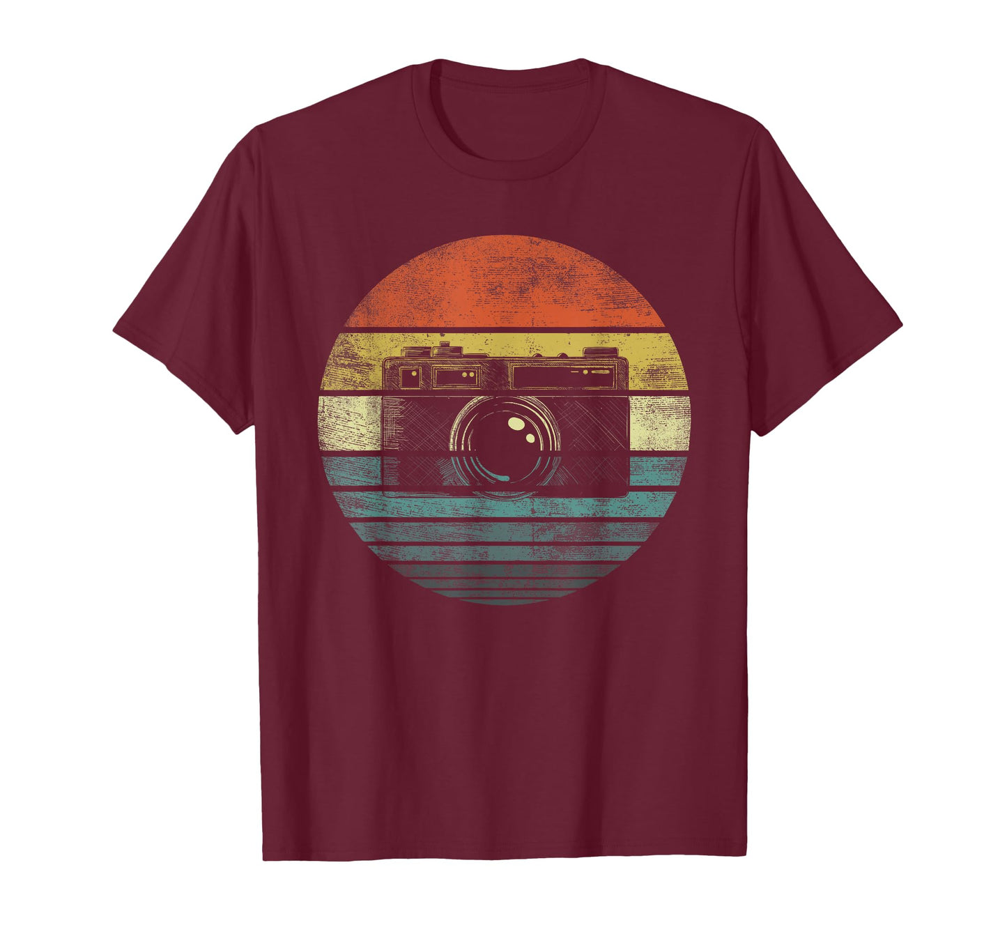 Retro Vintage Camera Photography Lover Photographer Gift T-Shirt Small