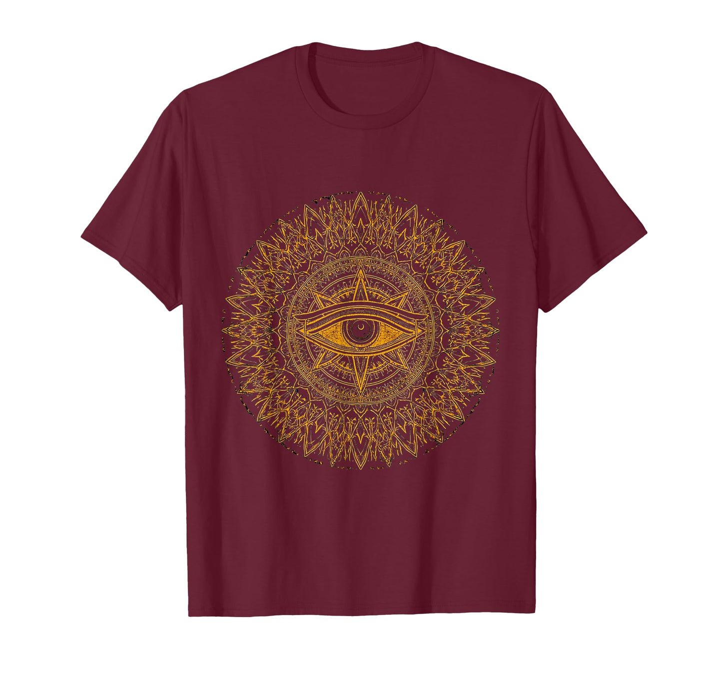 Sacred Geometry Egyptian Eye of Horus Art Kemetic T-Shirt
