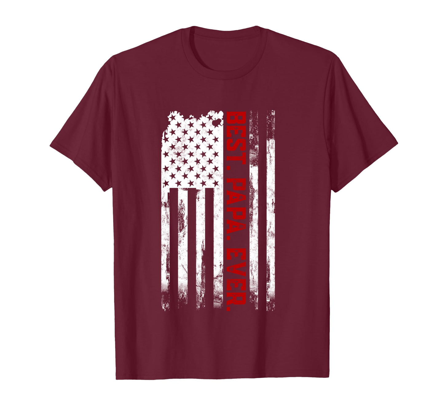 Best Papa Ever American USA flag Father’s Day gift for Papa Long Sleeve T-Shirt