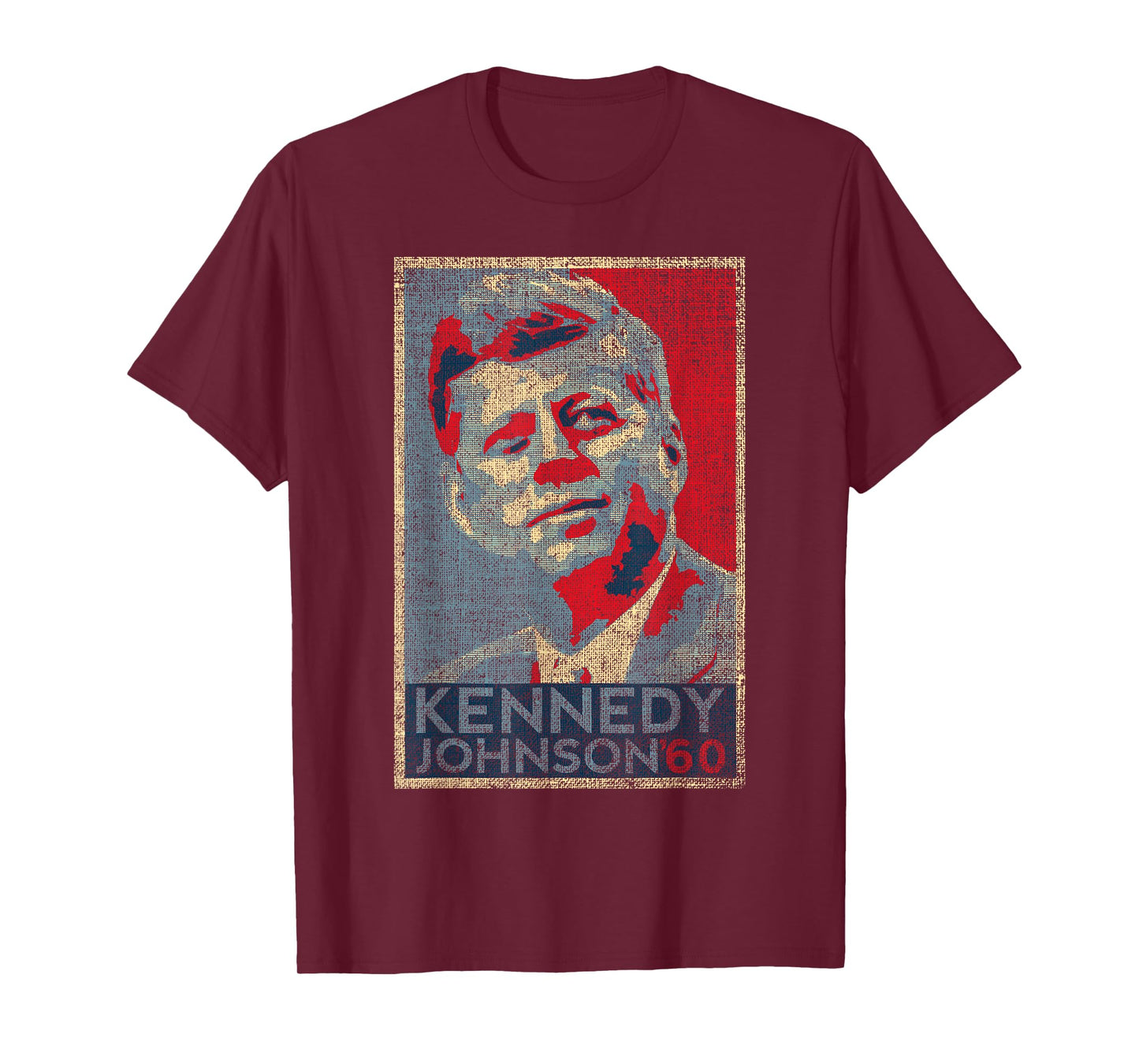 Kennedy Johnson 1960 Retro Campaign 4th of July President T-Shirt