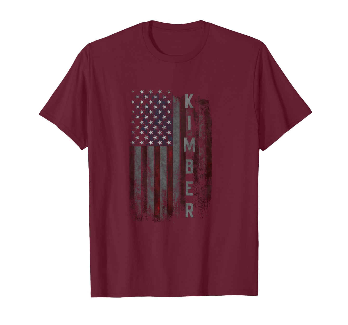 Kimber Family American Flag T-shirt Gift for men Long Sleeve T-Shirt
