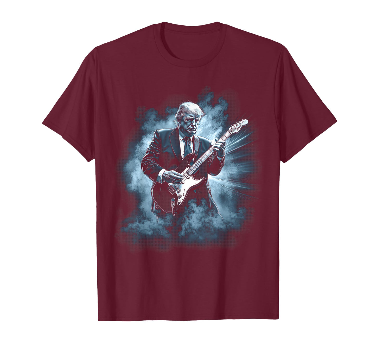 Donald Trump Playing Electric Rock Guitar T-Shirt
