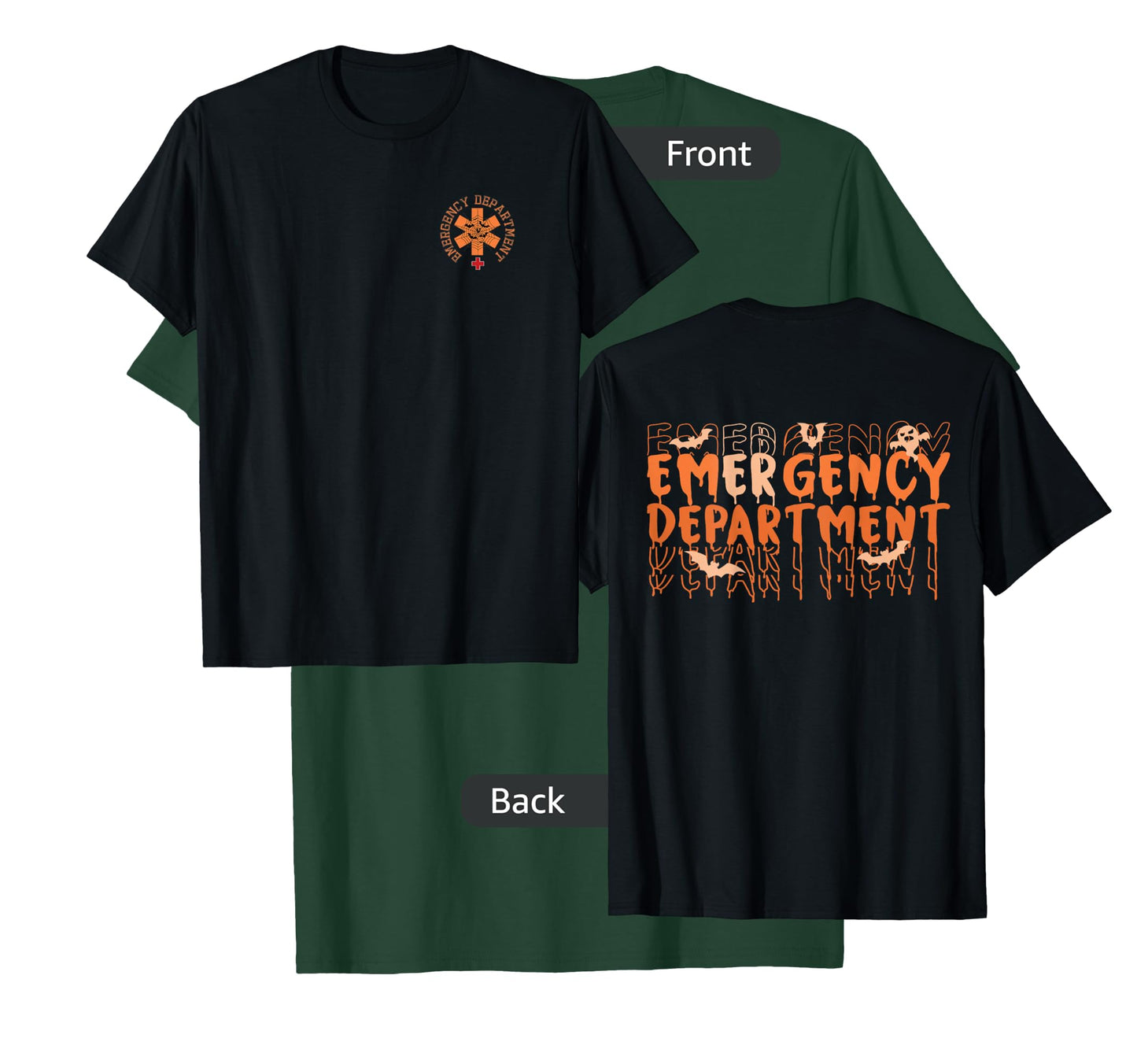 Emergency Department Halloween Emergency Nurse Halloween T-Shirt