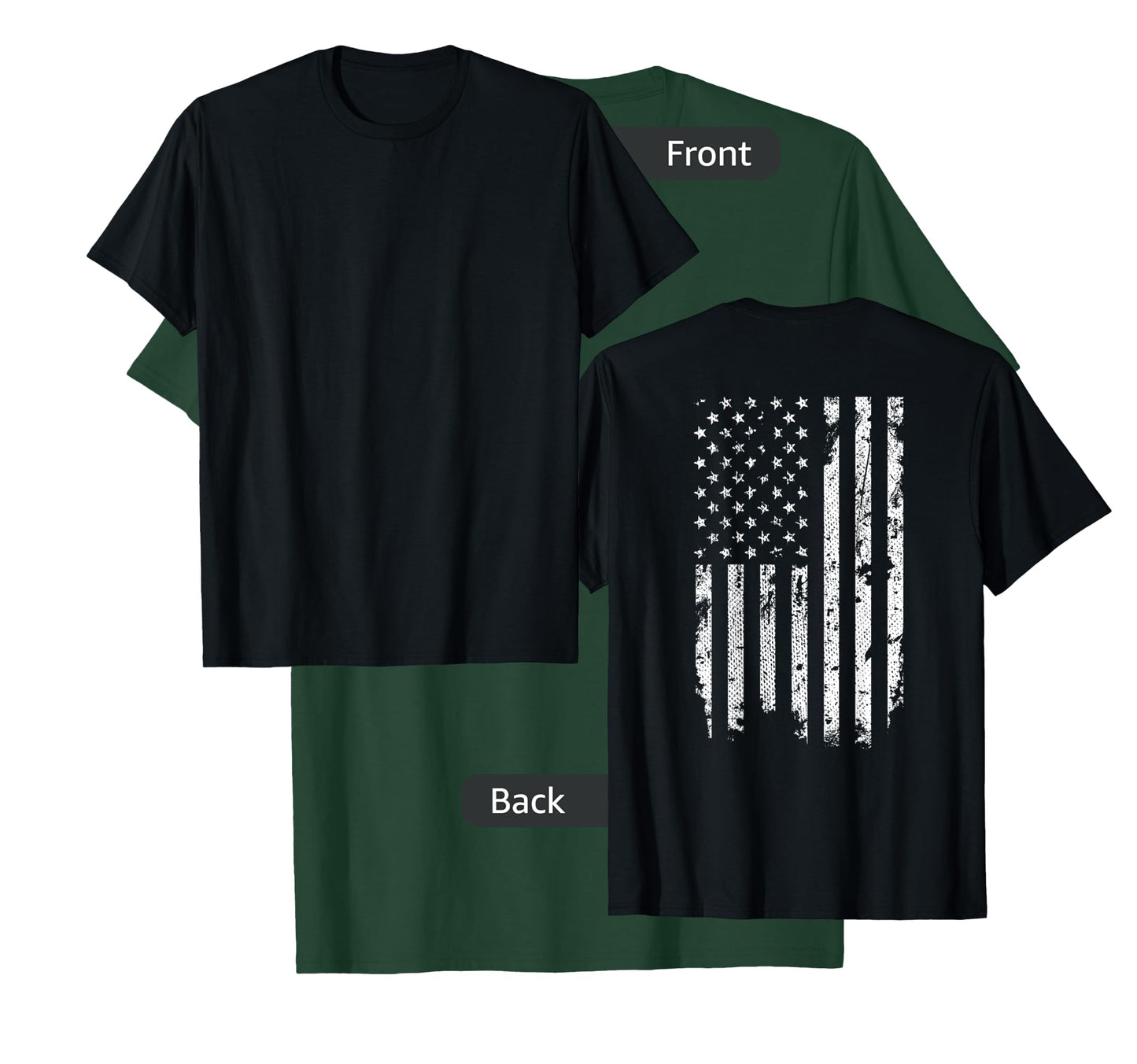 Vintage Distressed American Flag T-Shirt