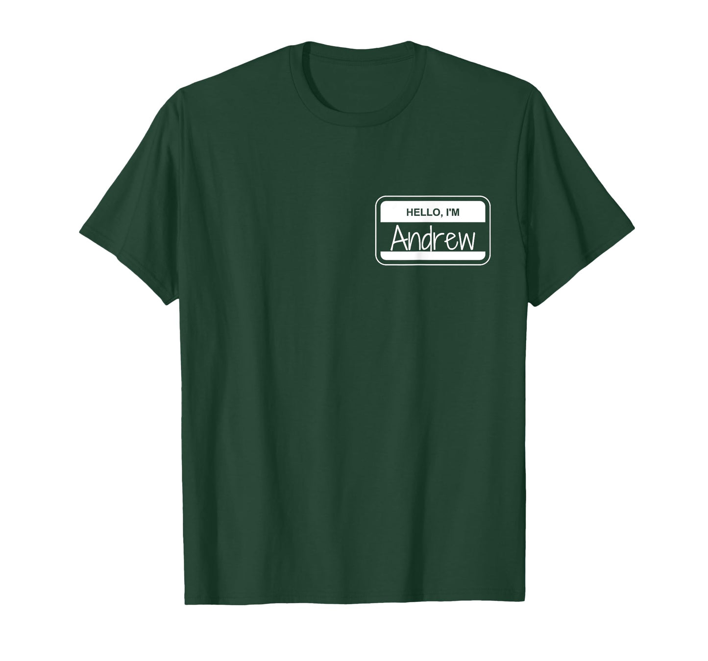 Andrew Name Tag My Name is Andrew Get to Know you Activity T-Shirt