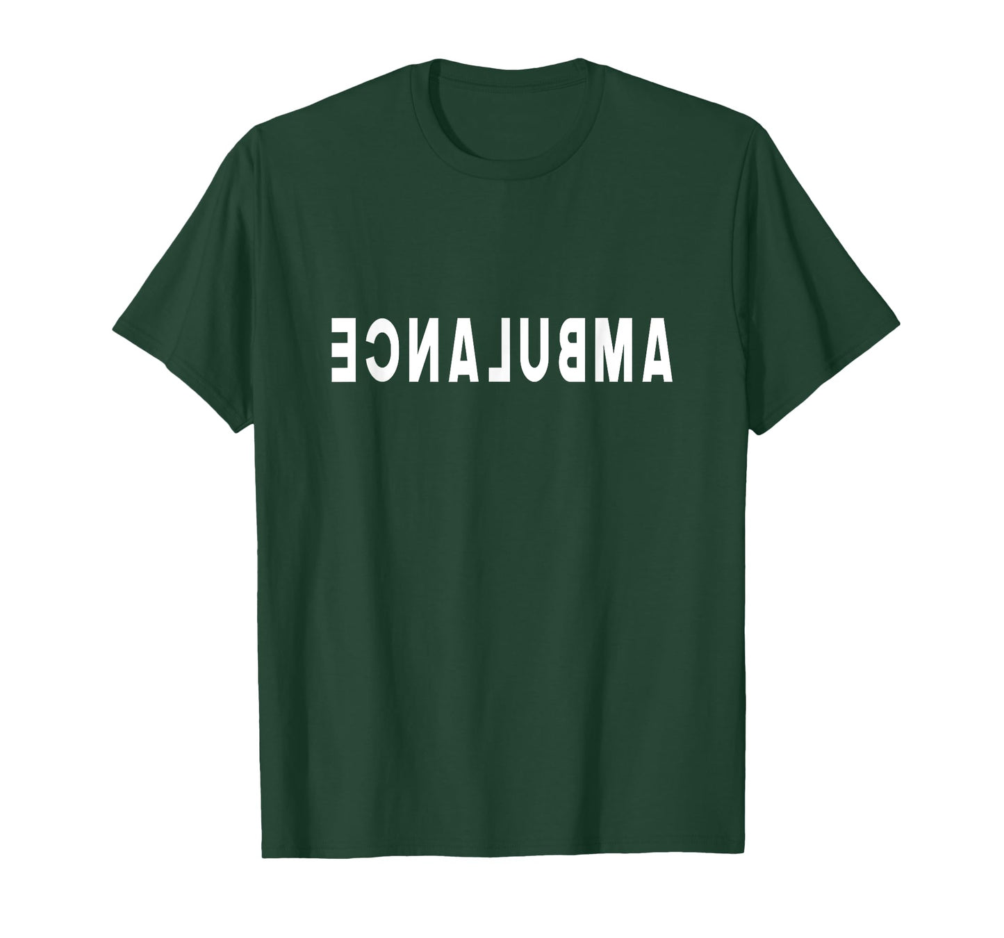 Ambulance Driver Backwards Design T-Shirt, EMT EMS Paramedic T-Shirt