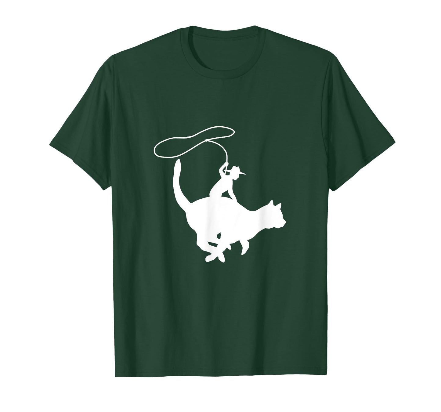 Cowboy Cat Herder on Cat T-Shirt