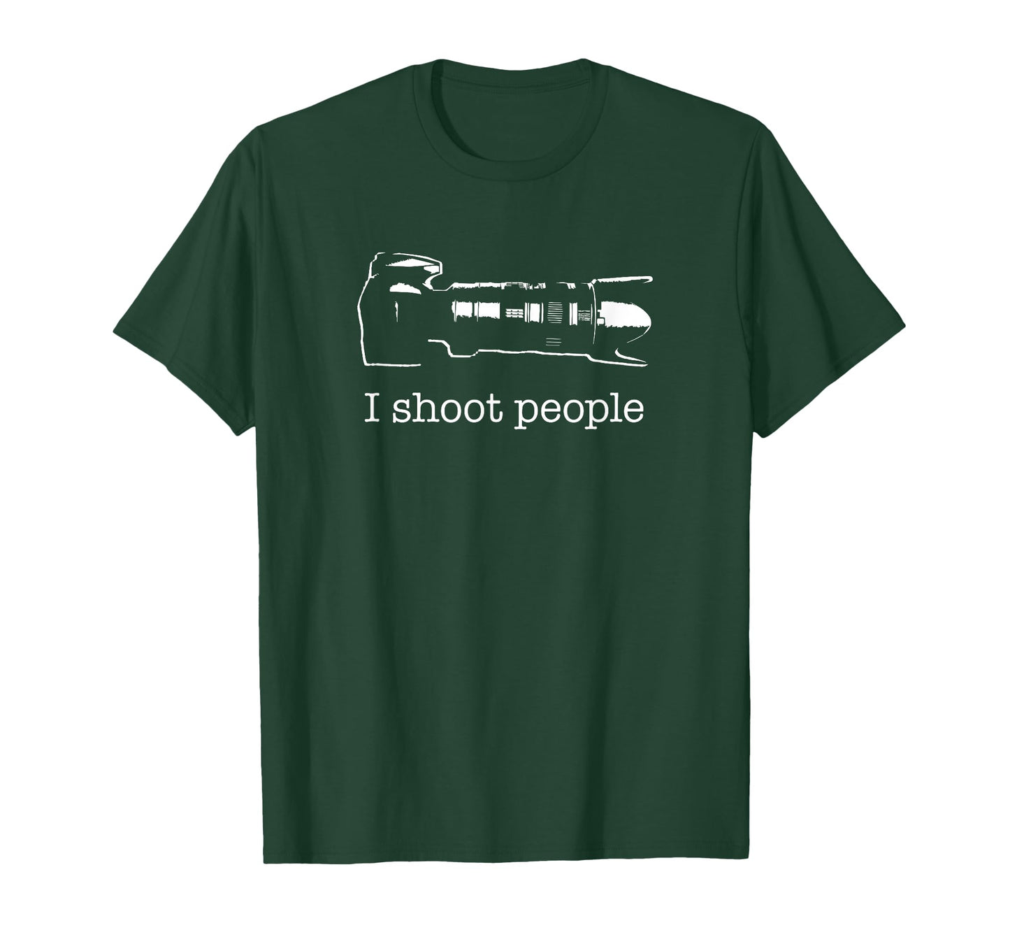 I Shoot People Camera Photography Funny T-Shirt