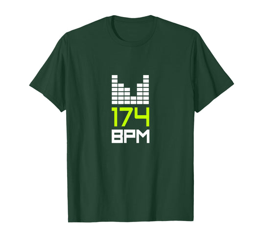 Drum and Bass 174 BPM DnB Music Liquid Jungle EDM T-Shirt