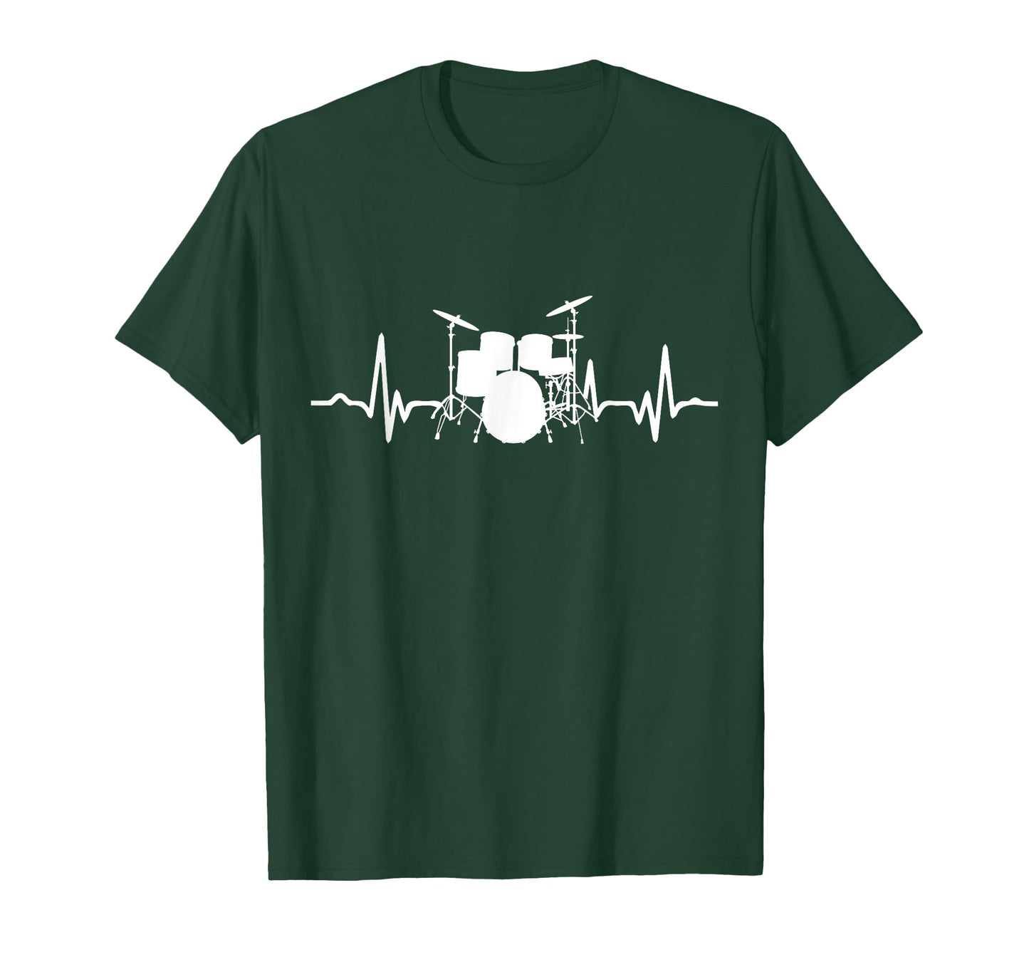 Drums Heartbeat Funny for Drummers & Percussionists T-Shirt