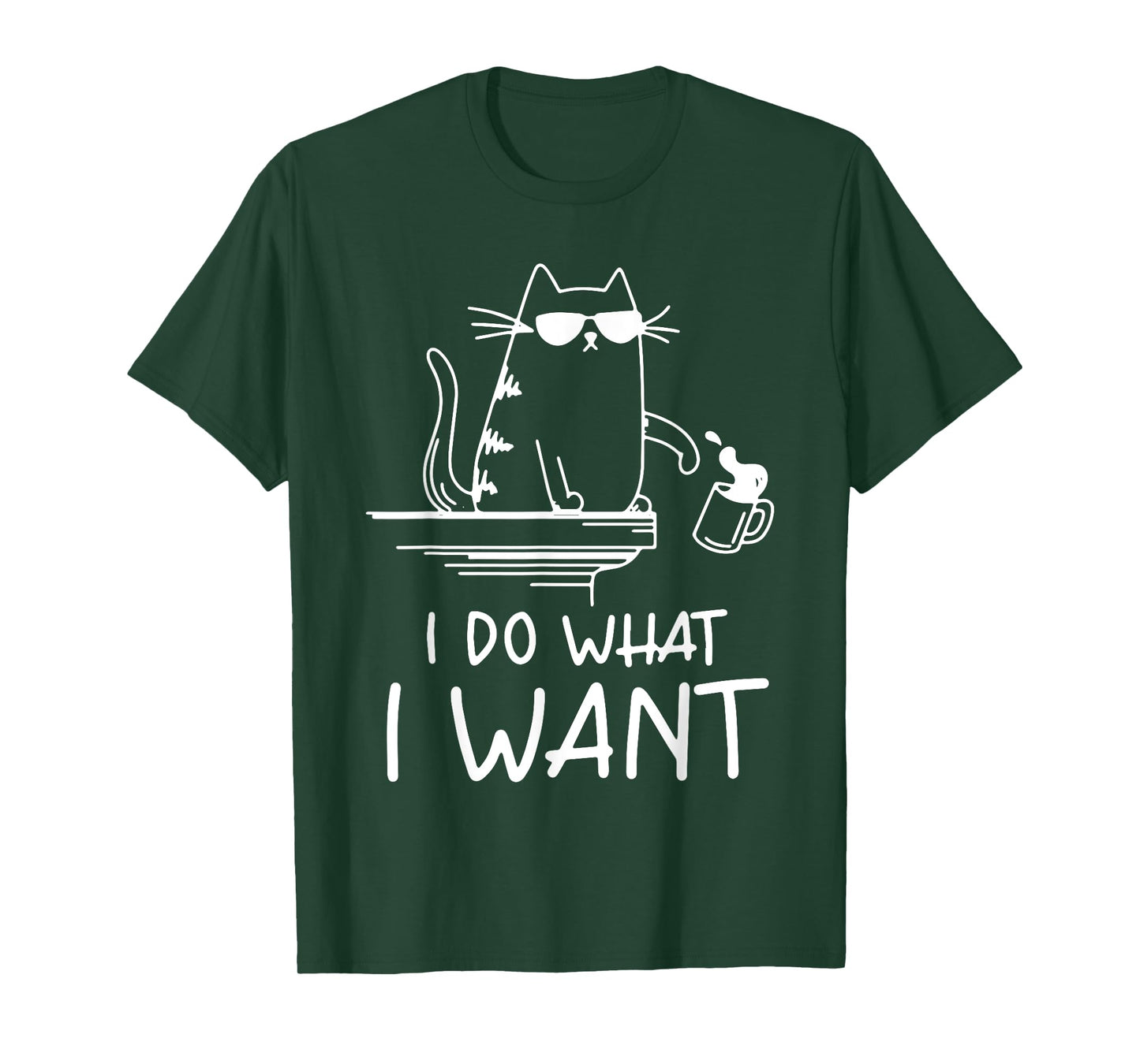 funny cat , I do what I want , cool cat Men Women Girls Kids T-Shirt