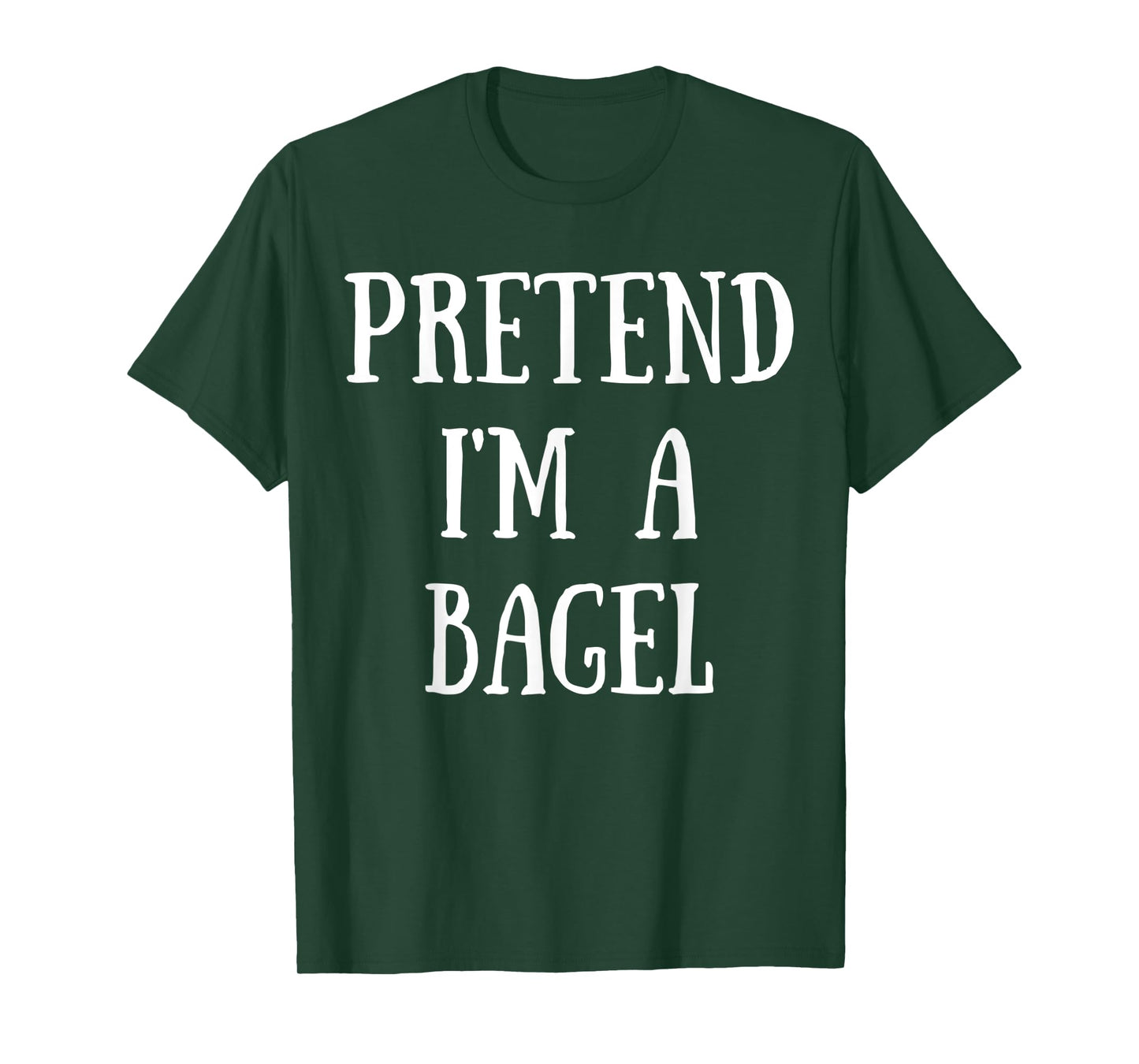 Pretend I'm a bagel Costume Halloween Funny food bagel T-Shirt
