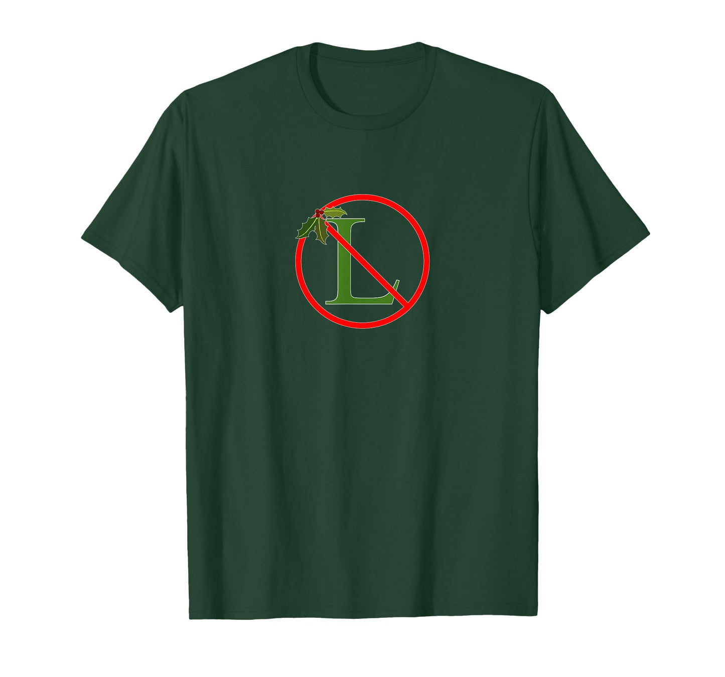 No "L" Noel Visual Pun Funny Christmas T-Shirt T-Shirt