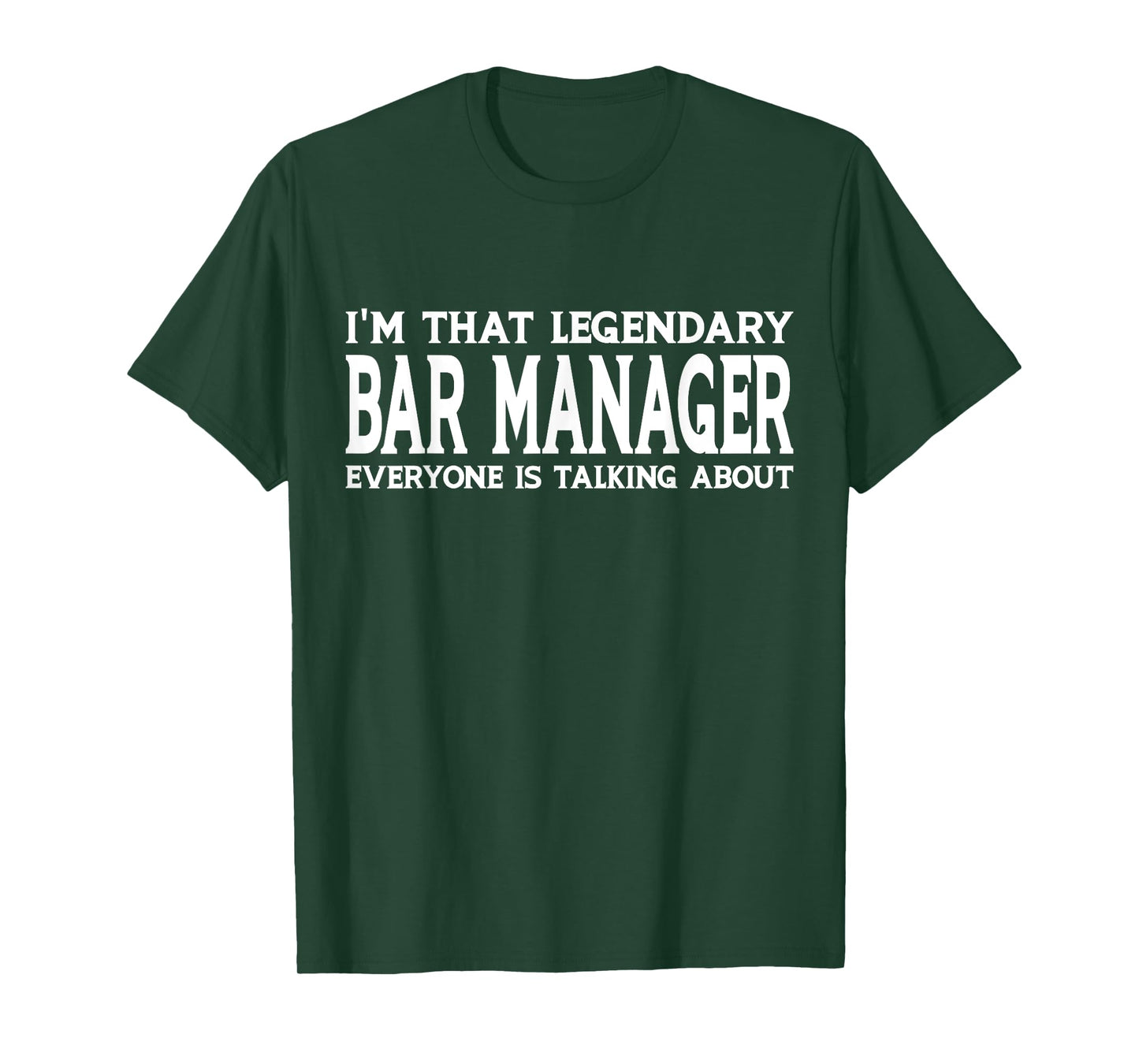 Bar Manager Job Title Employee Funny Worker Bar Manager T-Shirt
