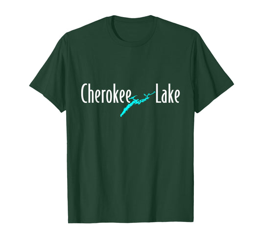 Minimalist Cherokee Lake - Tennessee T-Shirt