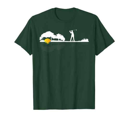Cool Guitar Golf Player Gift Guitarist Golfer Unique Golfing T-Shirt