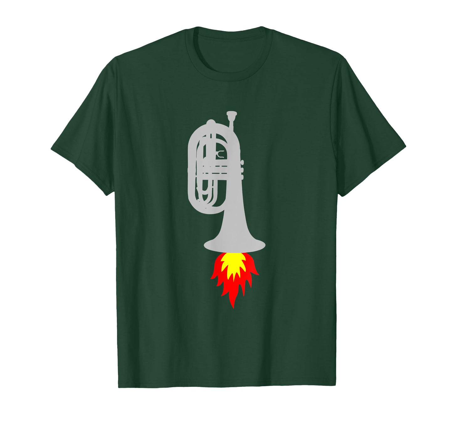 Funny Marching Baritone T-Shirt Rocket, Marching Band gift