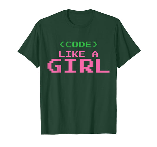 Code Like A Girl T-Shirt