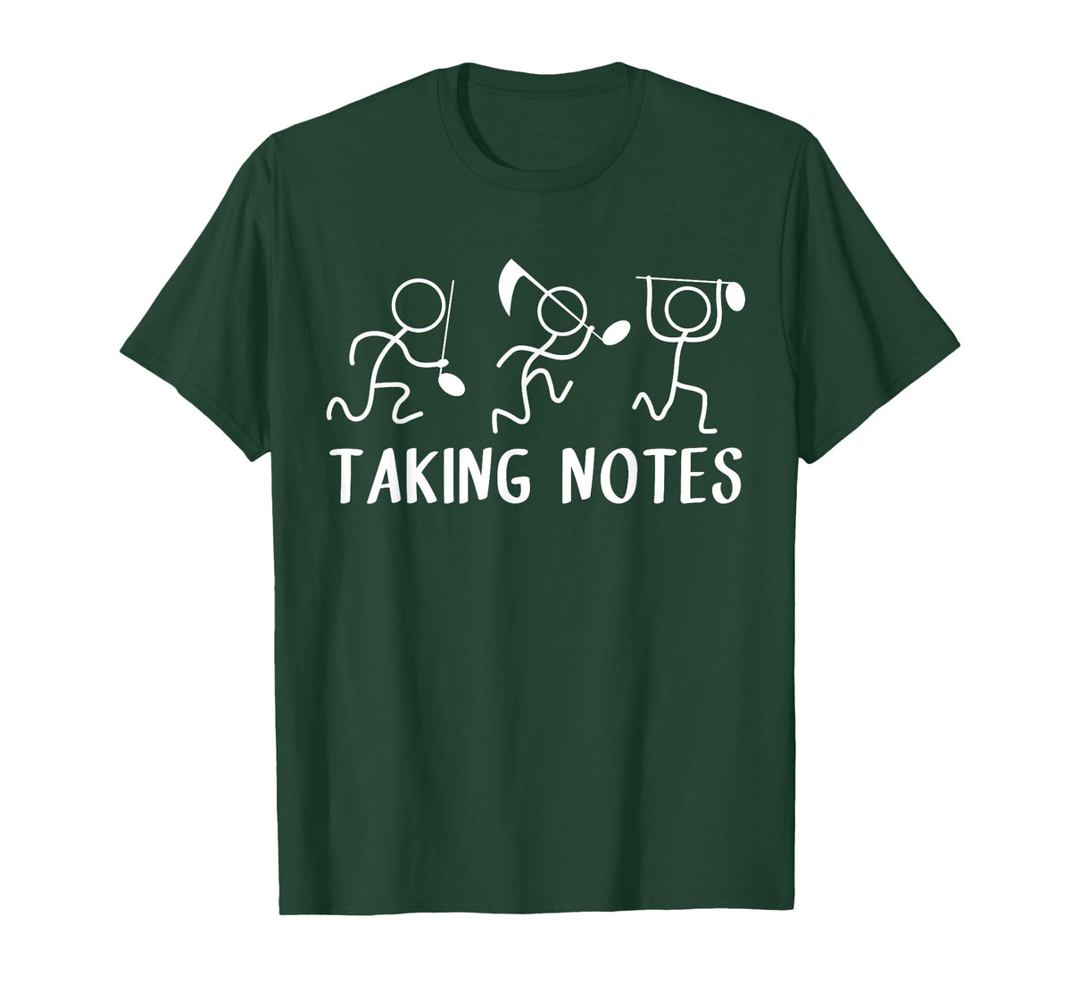 Musical Taking Notes Music Lovers Teachers Funny T-Shirt