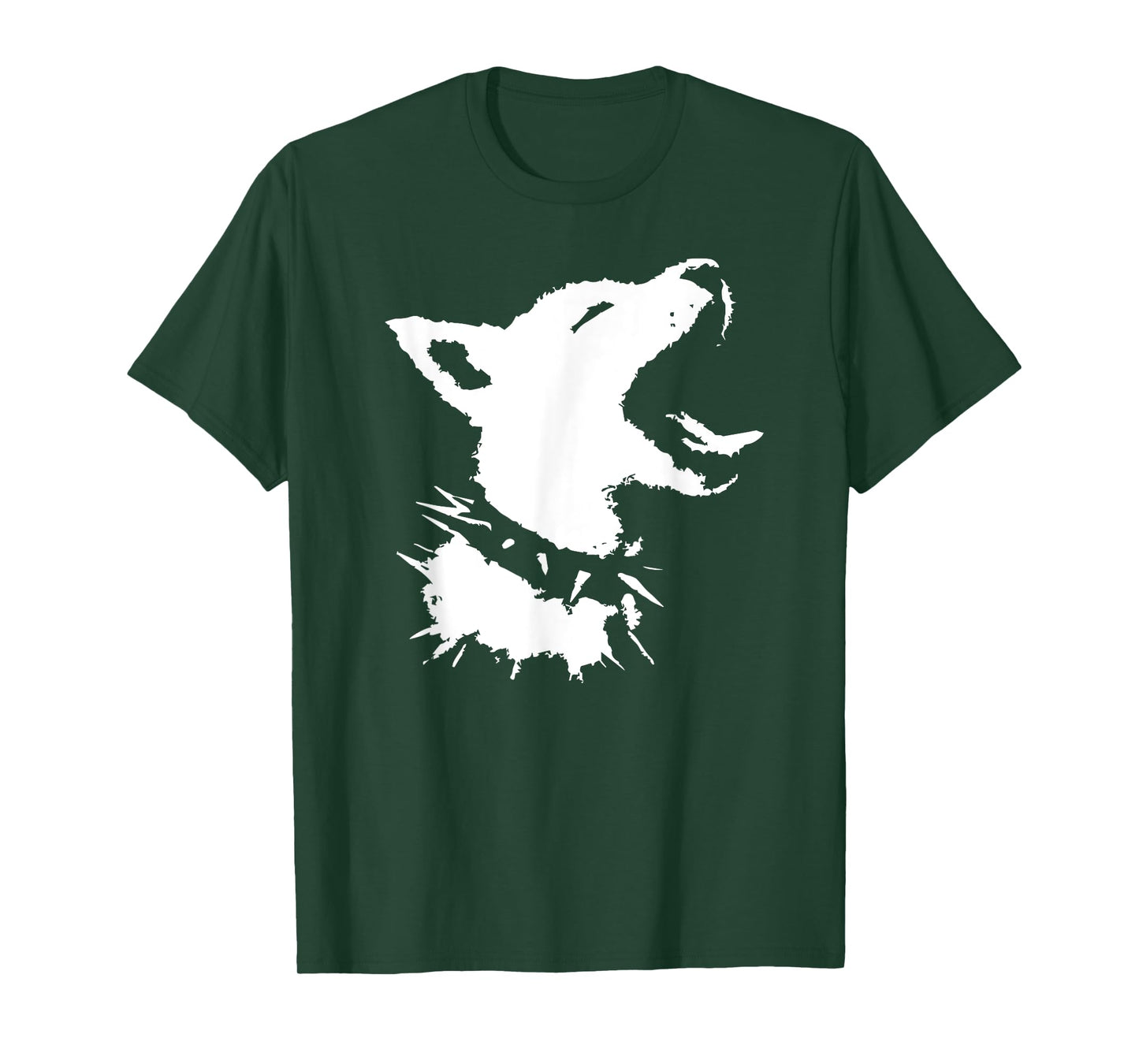 Dog Skull Punk Y2k Cute Creepy Puppy Goth Black Alt Gothic T-Shirt