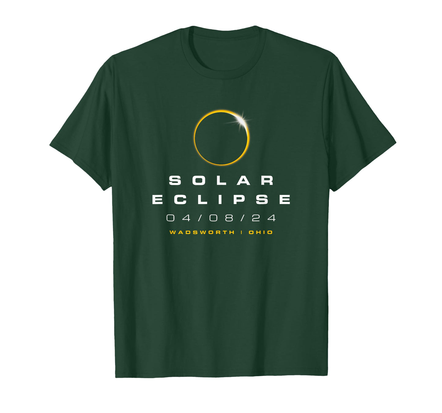 2024 Wadsworth Ohio Solar Eclipse T-Shirt