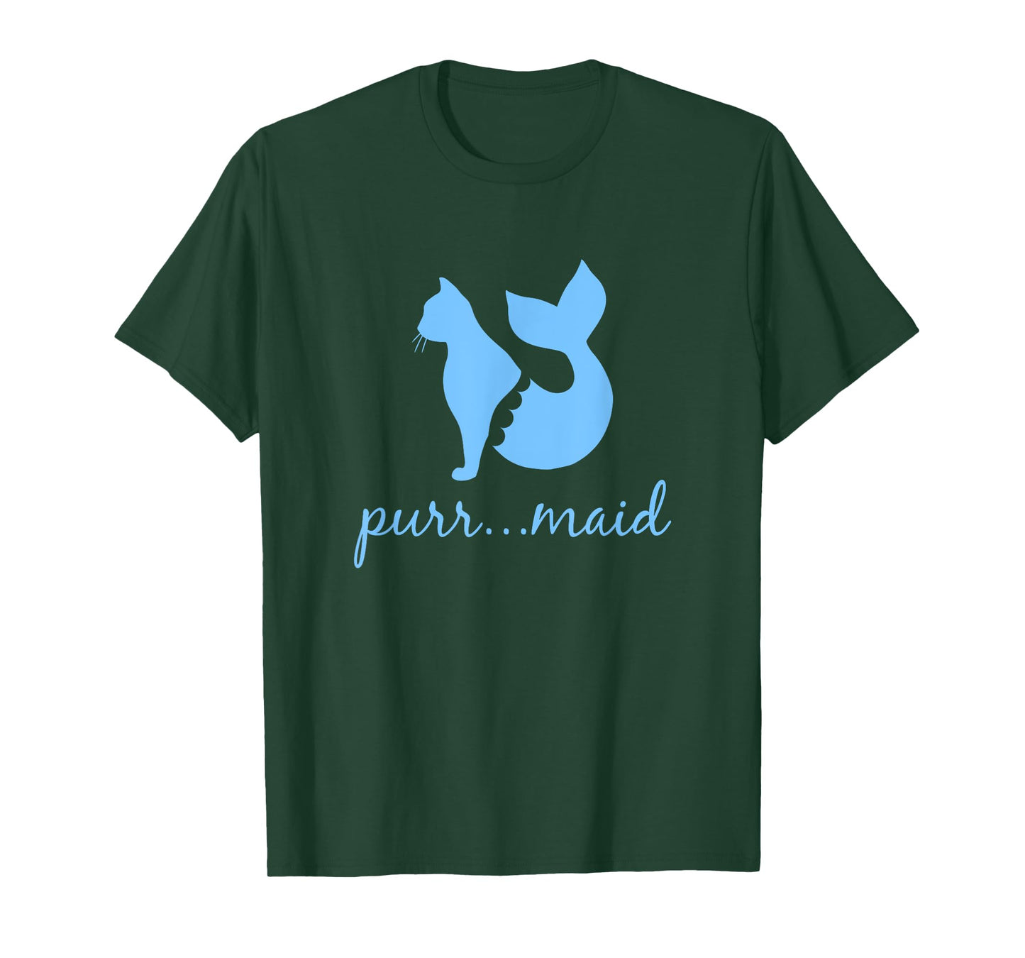 Purrmaid - Funny Cat Lady Mermaid Feline Lover T-Shirt