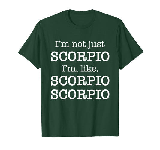Scorpio Scorpio | Funny Zodiac Horoscope Scorpio AF Birthday T-Shirt