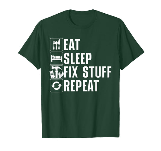 Cool Handyman For Men Women Maintenance Mechanic Electrician T-Shirt