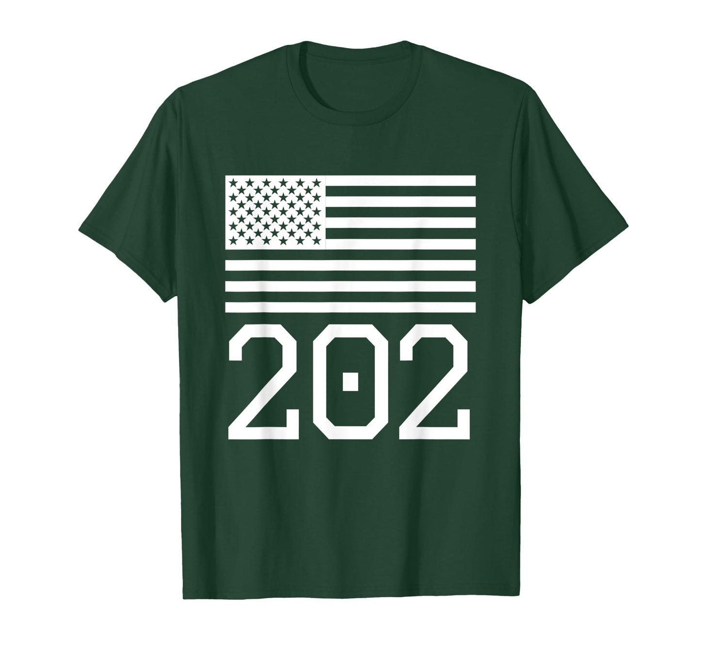 Area Code 202 American Flag USA Washington DC T-Shirt