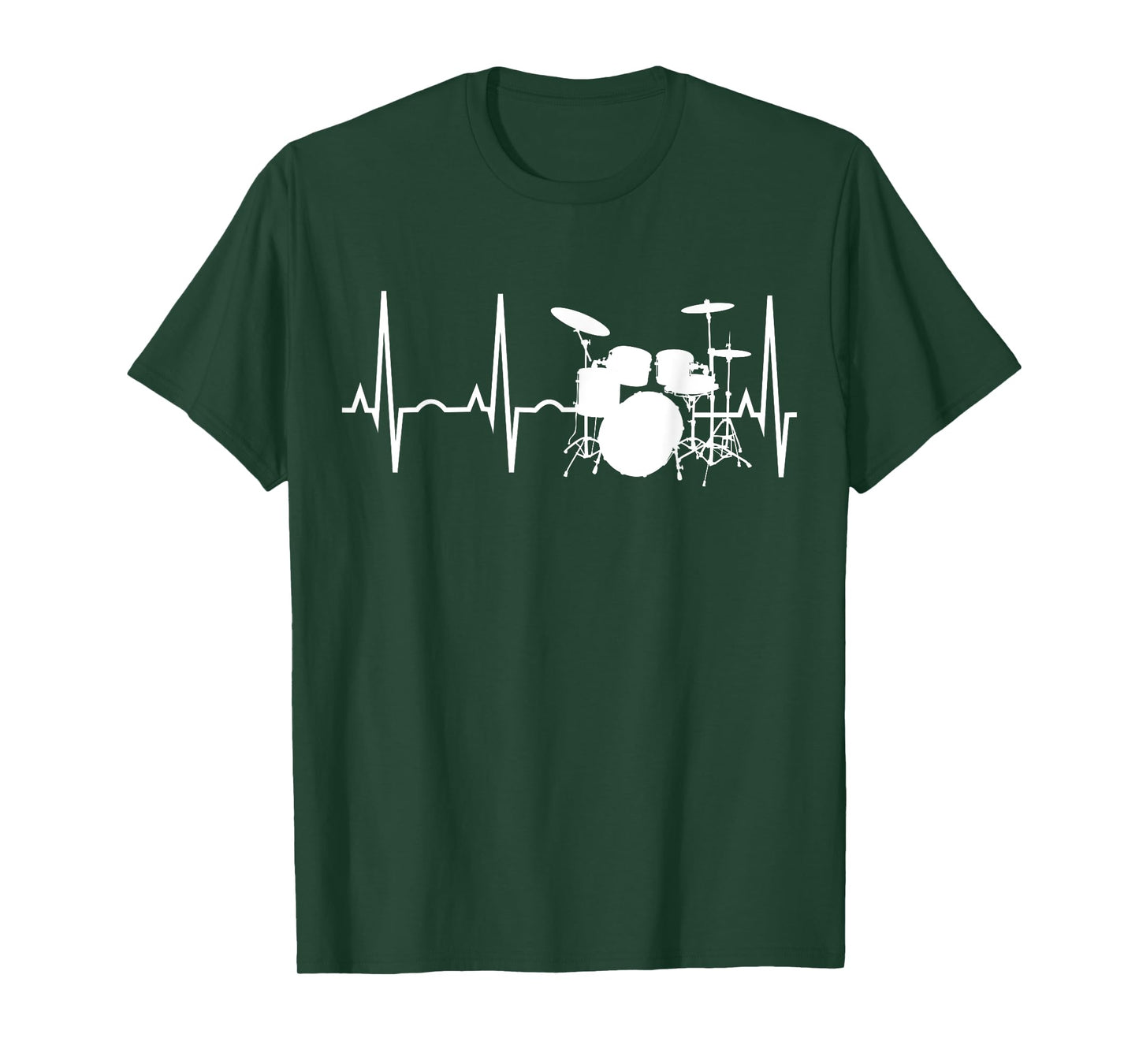 Drummer Heartbeat Shirt for Drummers Percussionist T-Shirt T-Shirt