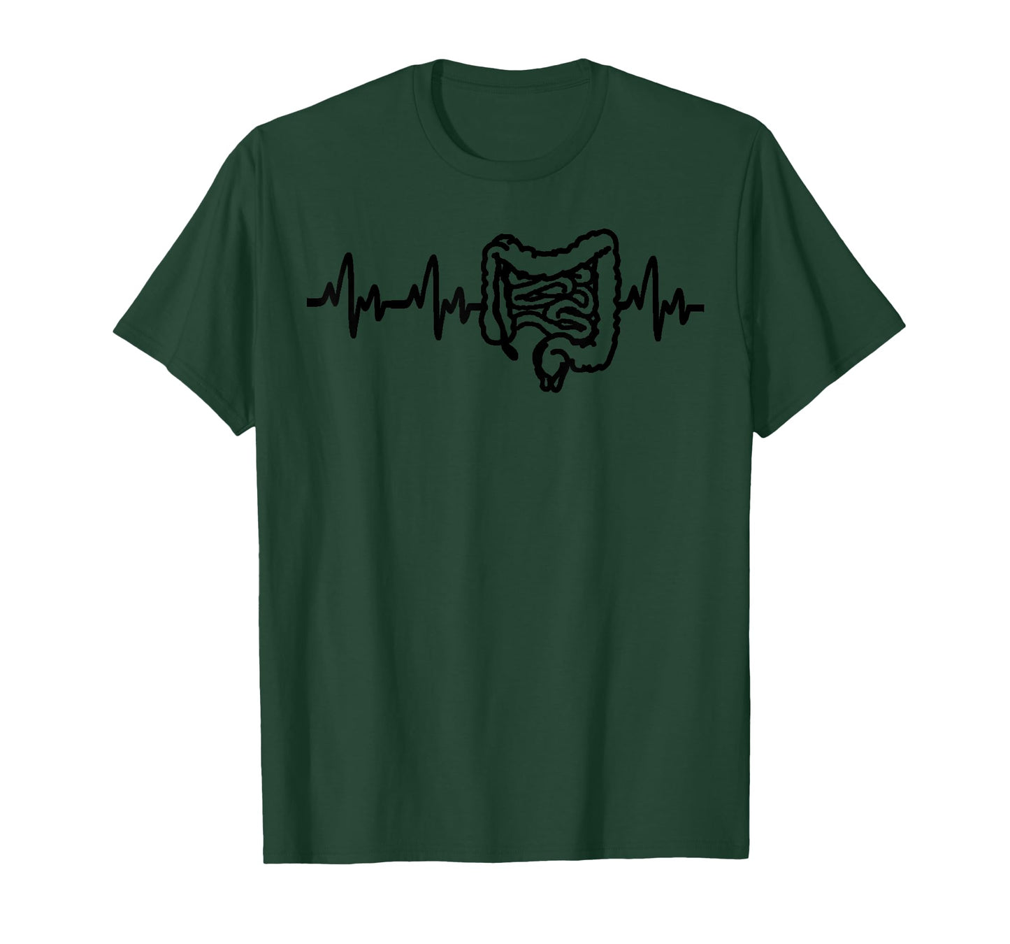 Colon GI Intestines Heartbeat Gastroenterology Gastro Nurse T-Shirt